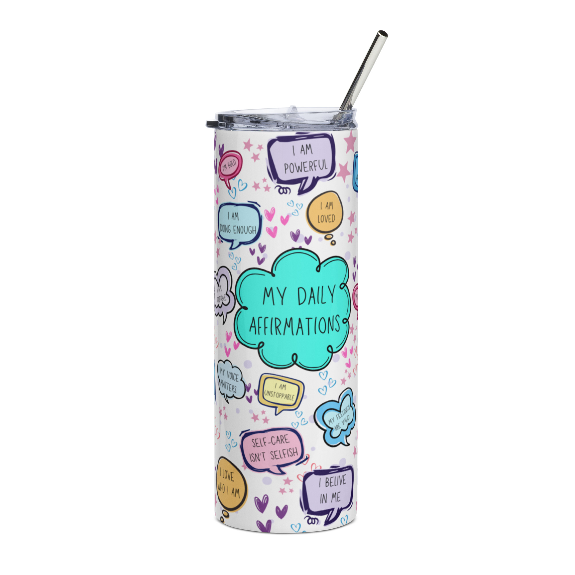 My Daily Affirmations Stainless Steel Tumbler
