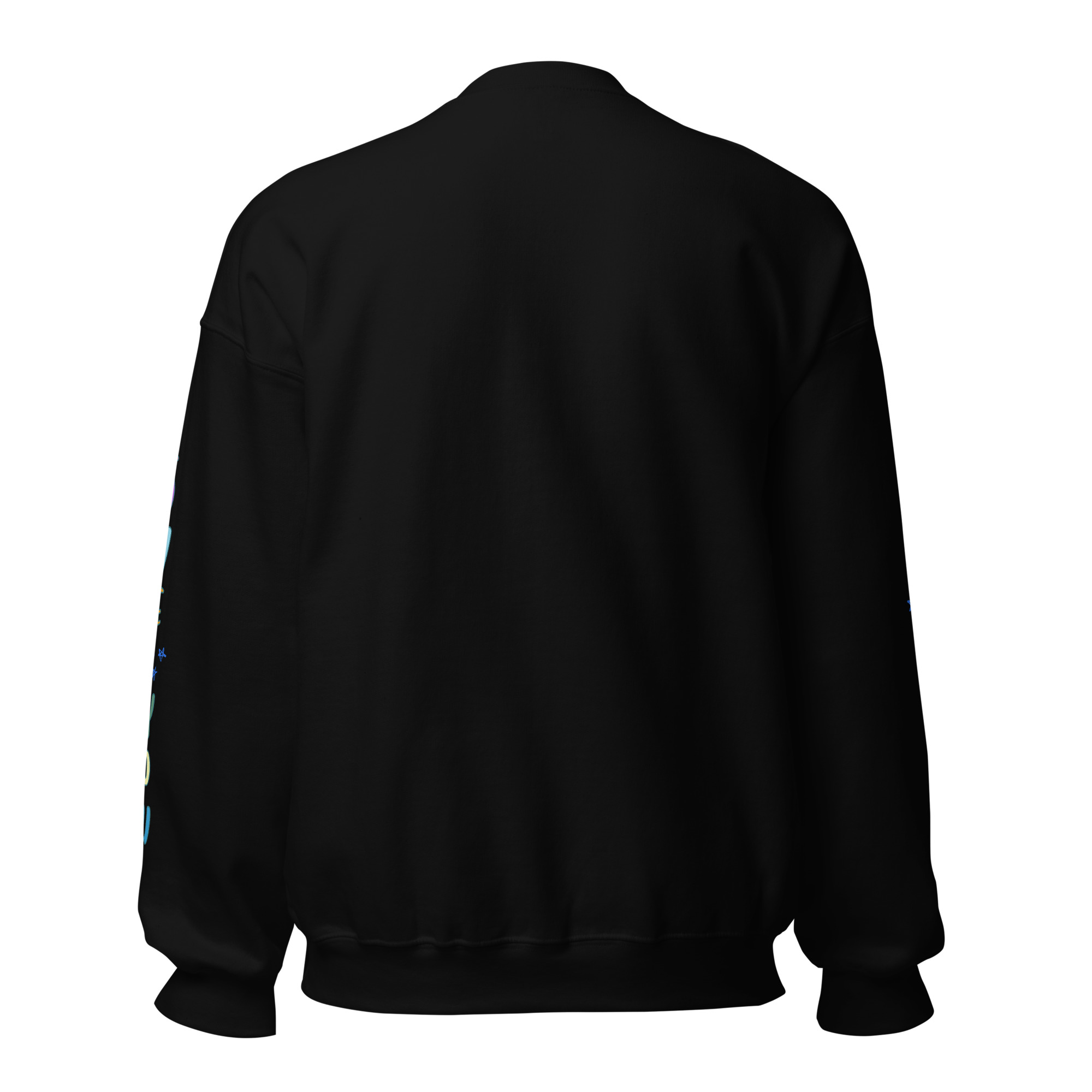 Say Nice Things Unisex Sweatshirt, with Print on the Sleeves - Image 4