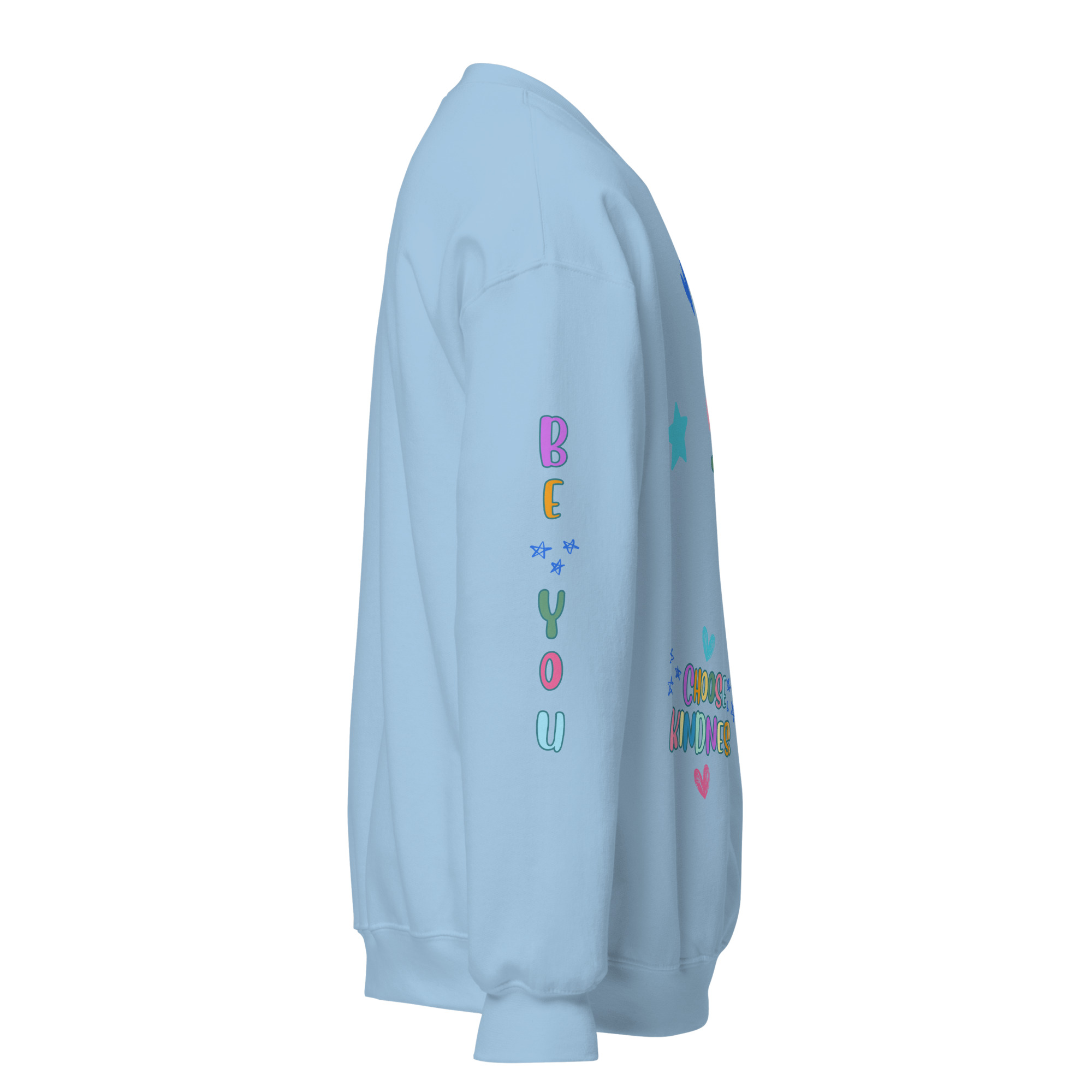 Say Nice Things Unisex Sweatshirt, with Print on the Sleeves - Image 23