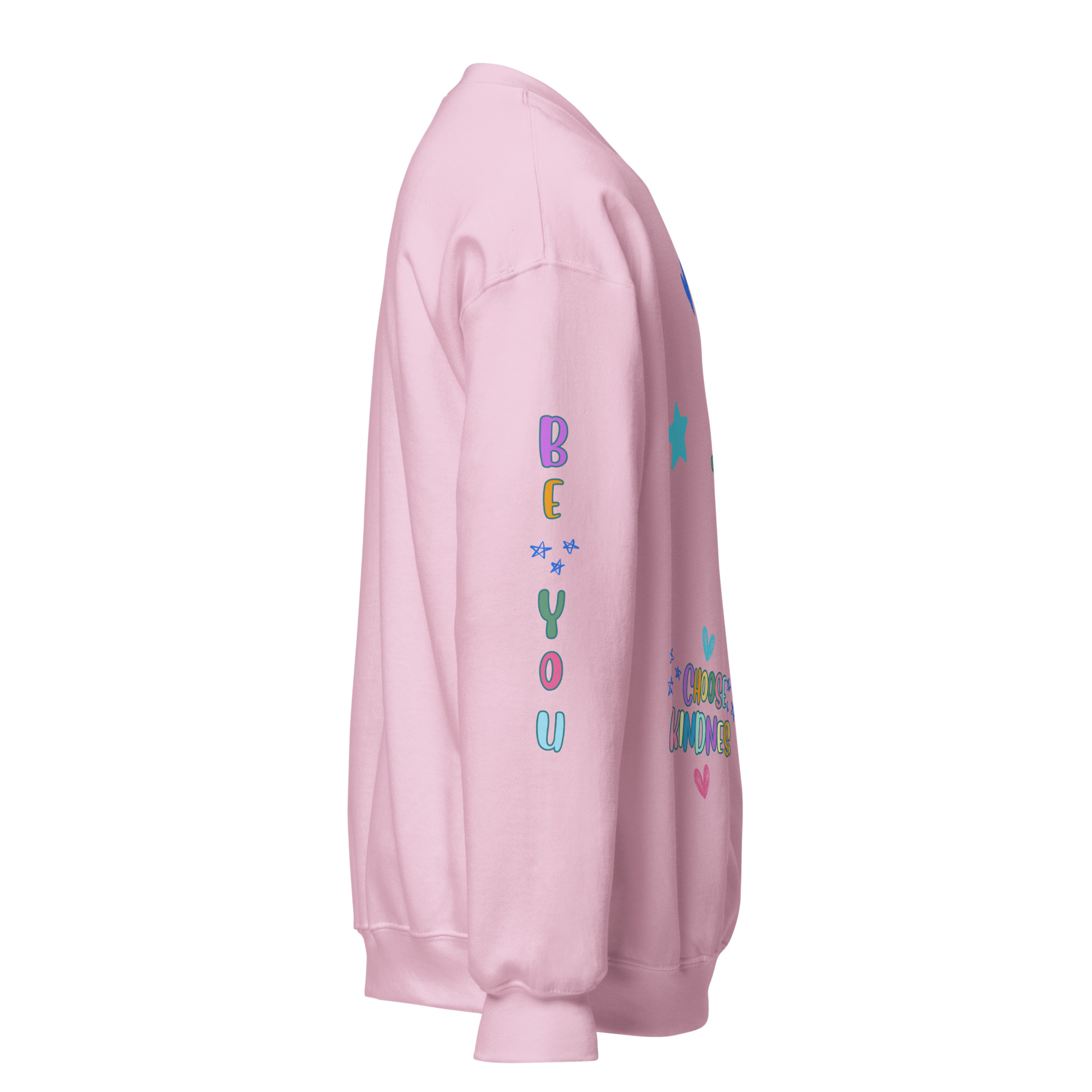 Say Nice Things Unisex Sweatshirt, with Print on the Sleeves - Image 34