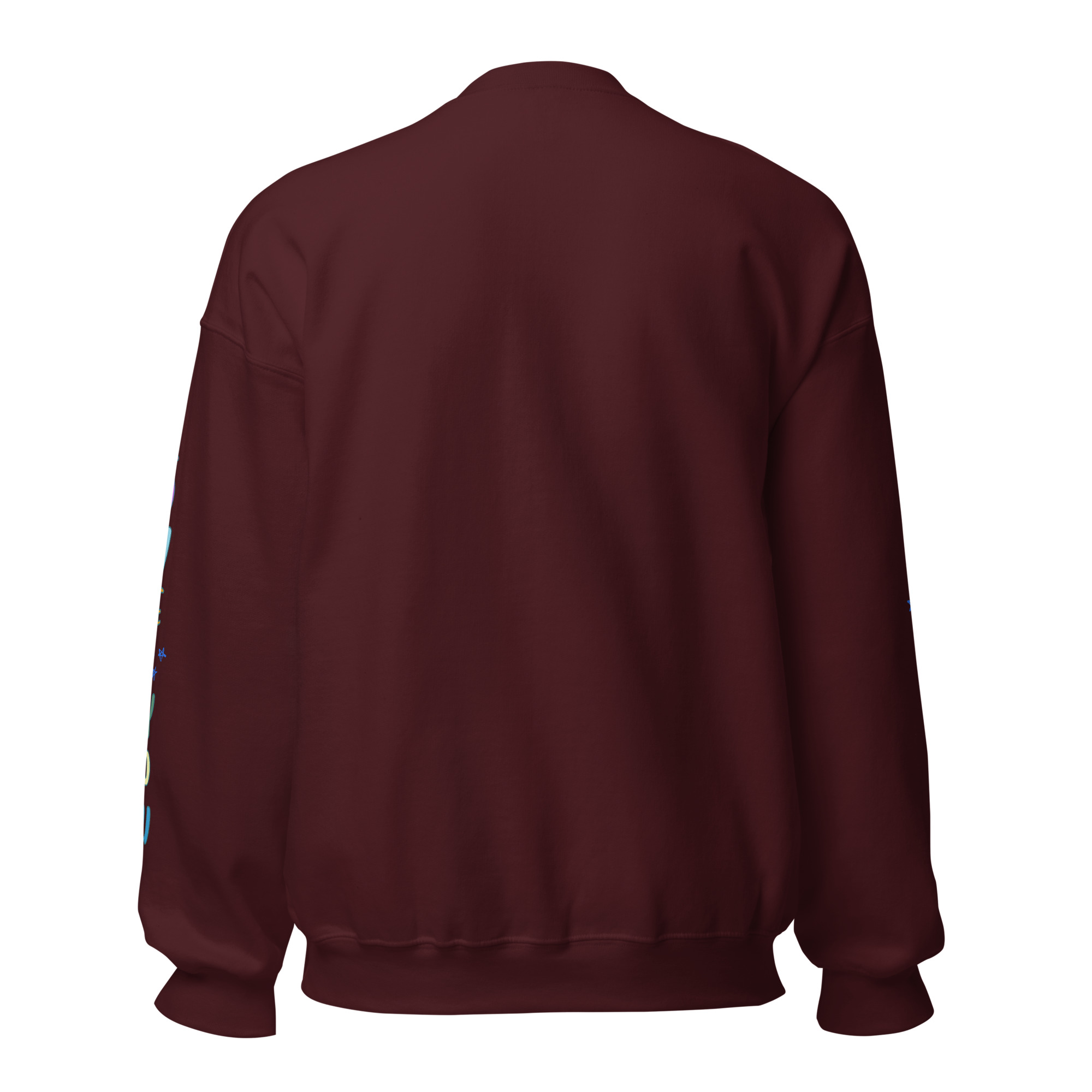 Say Nice Things Unisex Sweatshirt, with Print on the Sleeves - Image 12