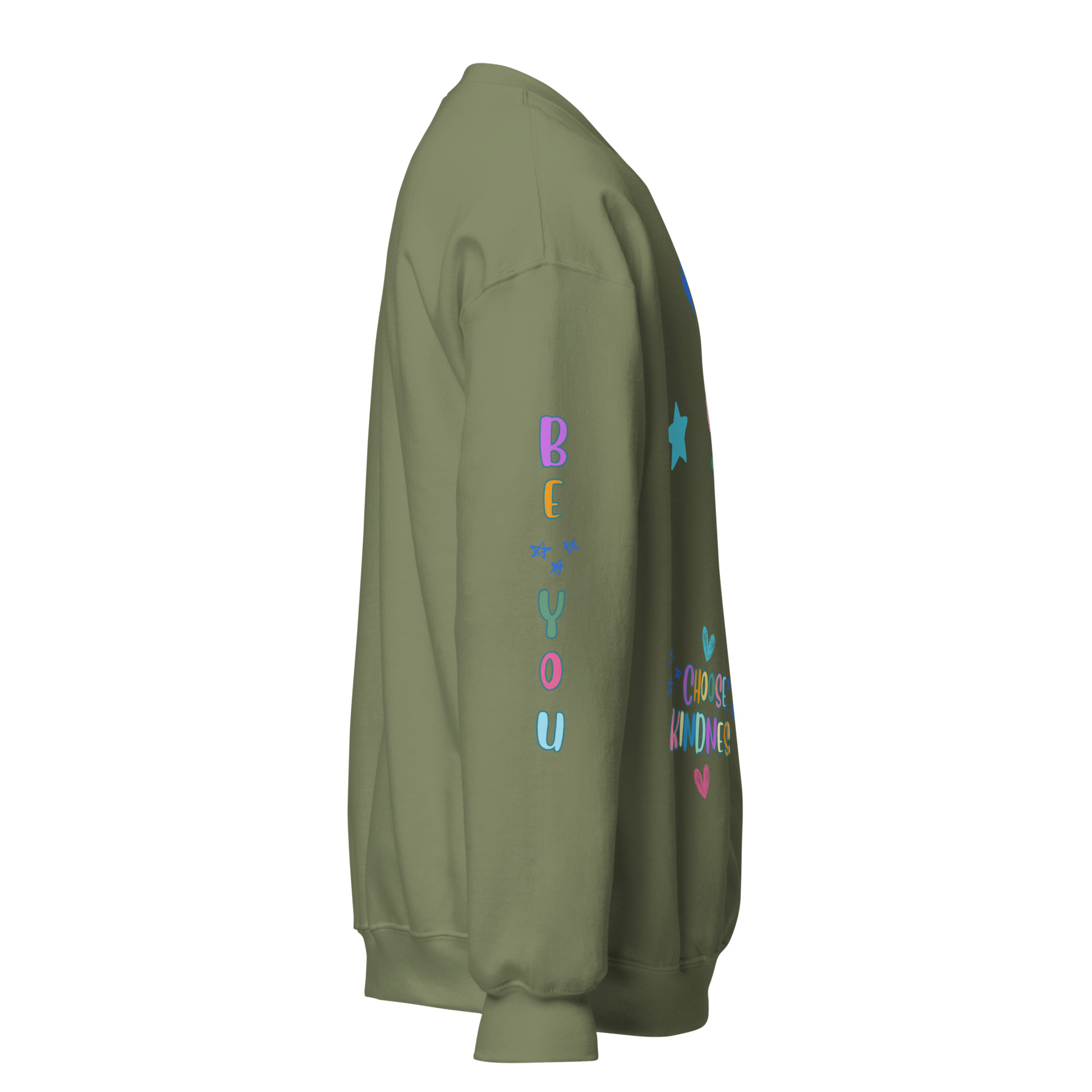 Say Nice Things Unisex Sweatshirt, with Print on the Sleeves - Image 19
