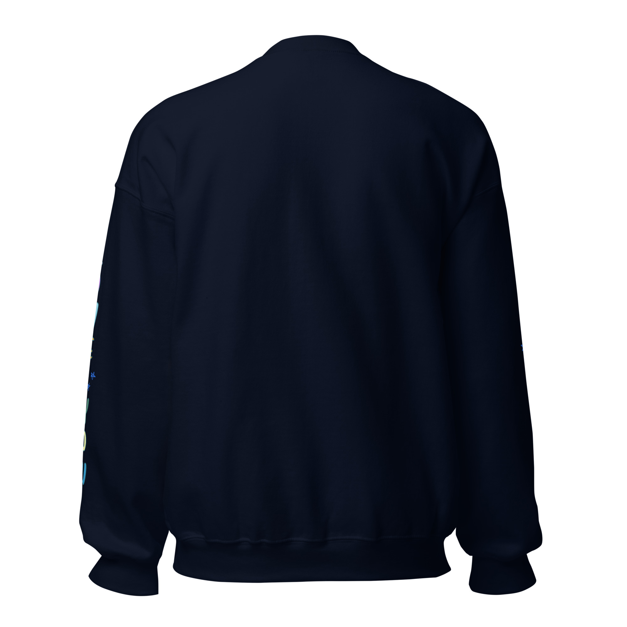 Say Nice Things Unisex Sweatshirt, with Print on the Sleeves - Image 8