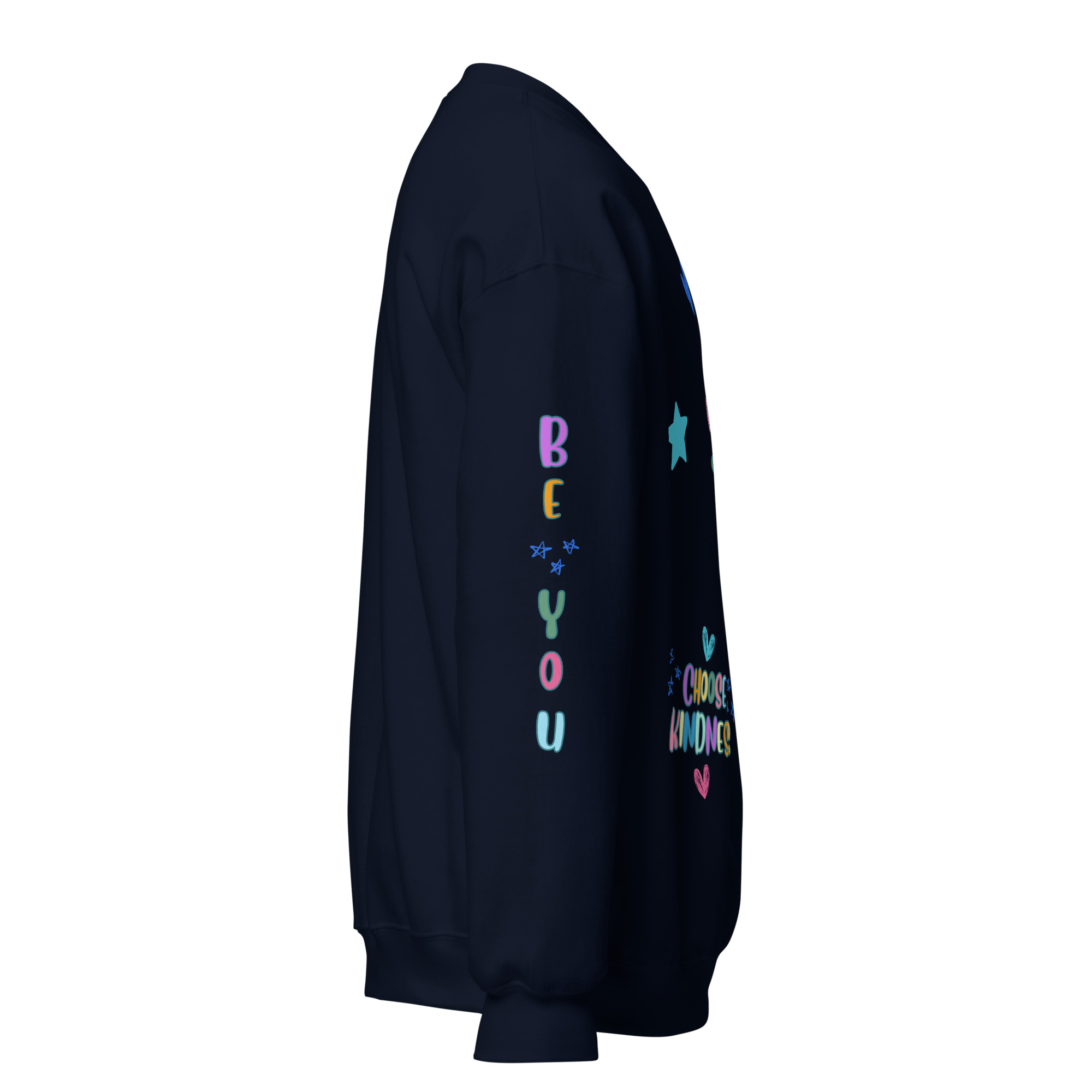 Say Nice Things Unisex Sweatshirt, with Print on the Sleeves - Image 7
