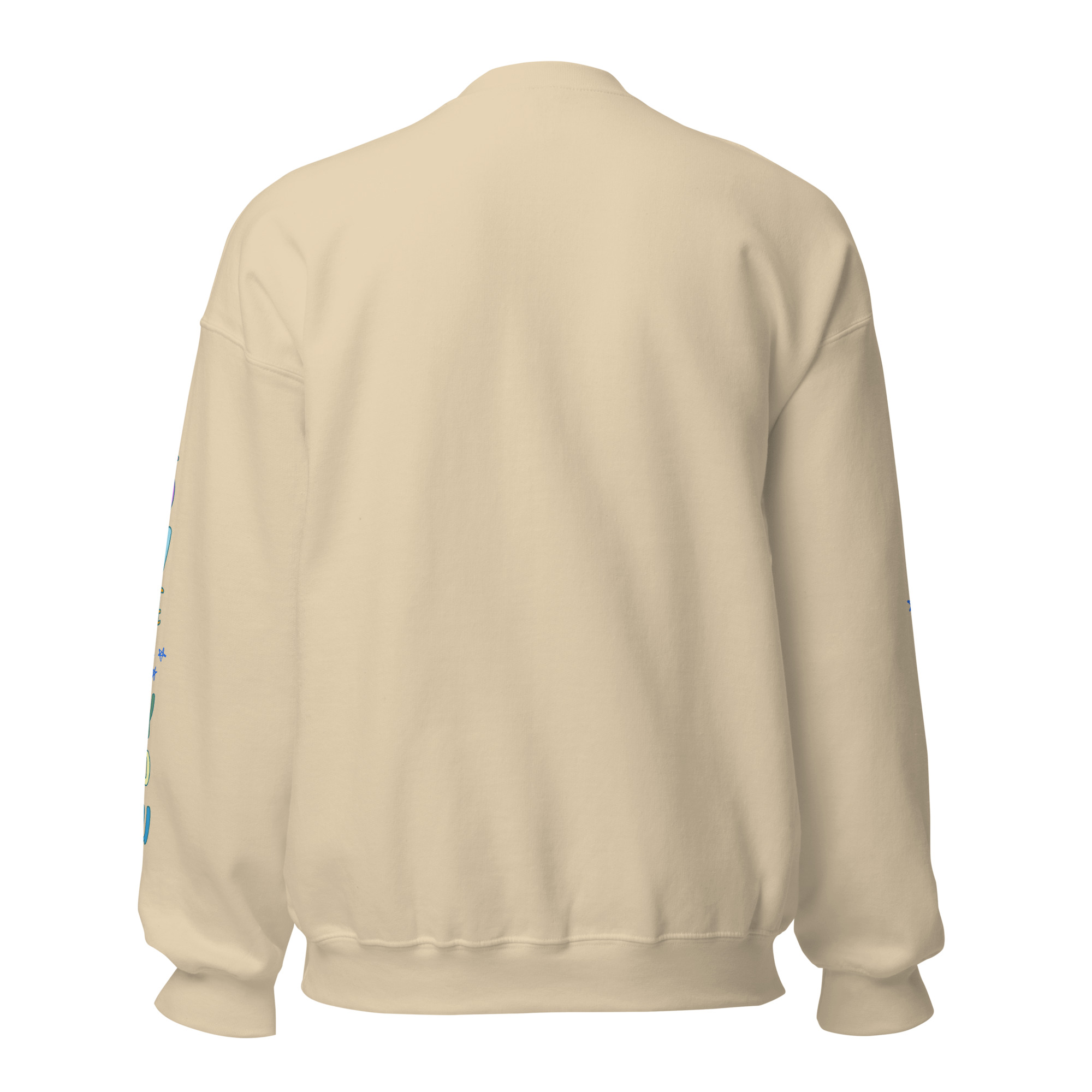 Say Nice Things Unisex Sweatshirt, with Print on the Sleeves - Image 31