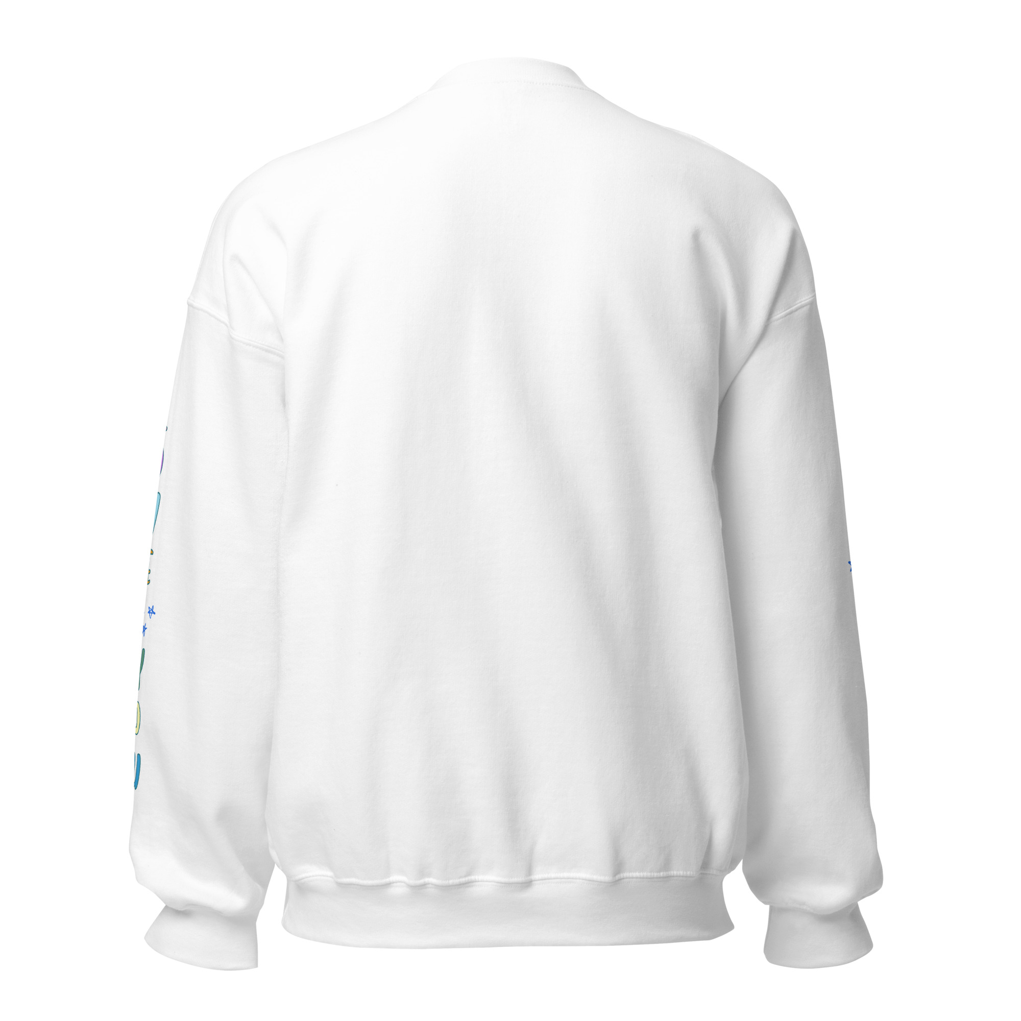 Say Nice Things Unisex Sweatshirt, with Print on the Sleeves - Image 39