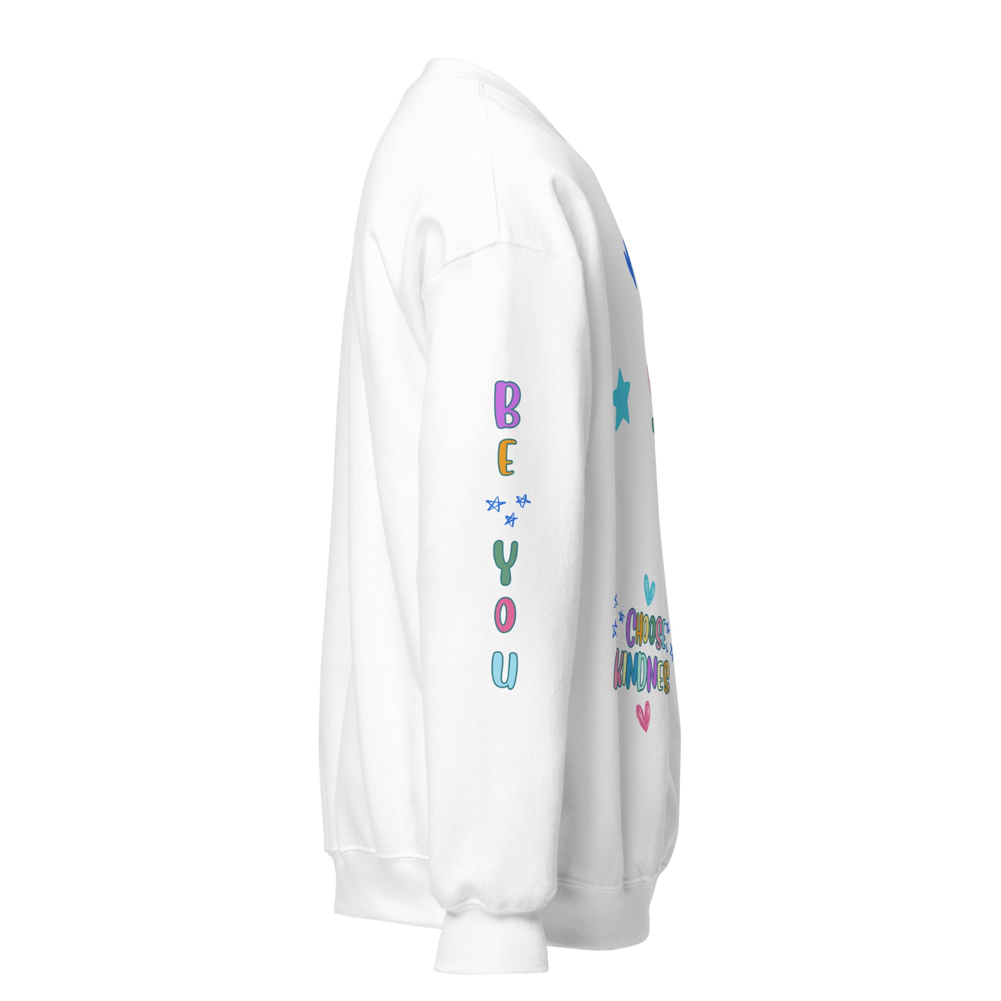 Say Nice Things Unisex Sweatshirt, with Print on the Sleeves - Image 38