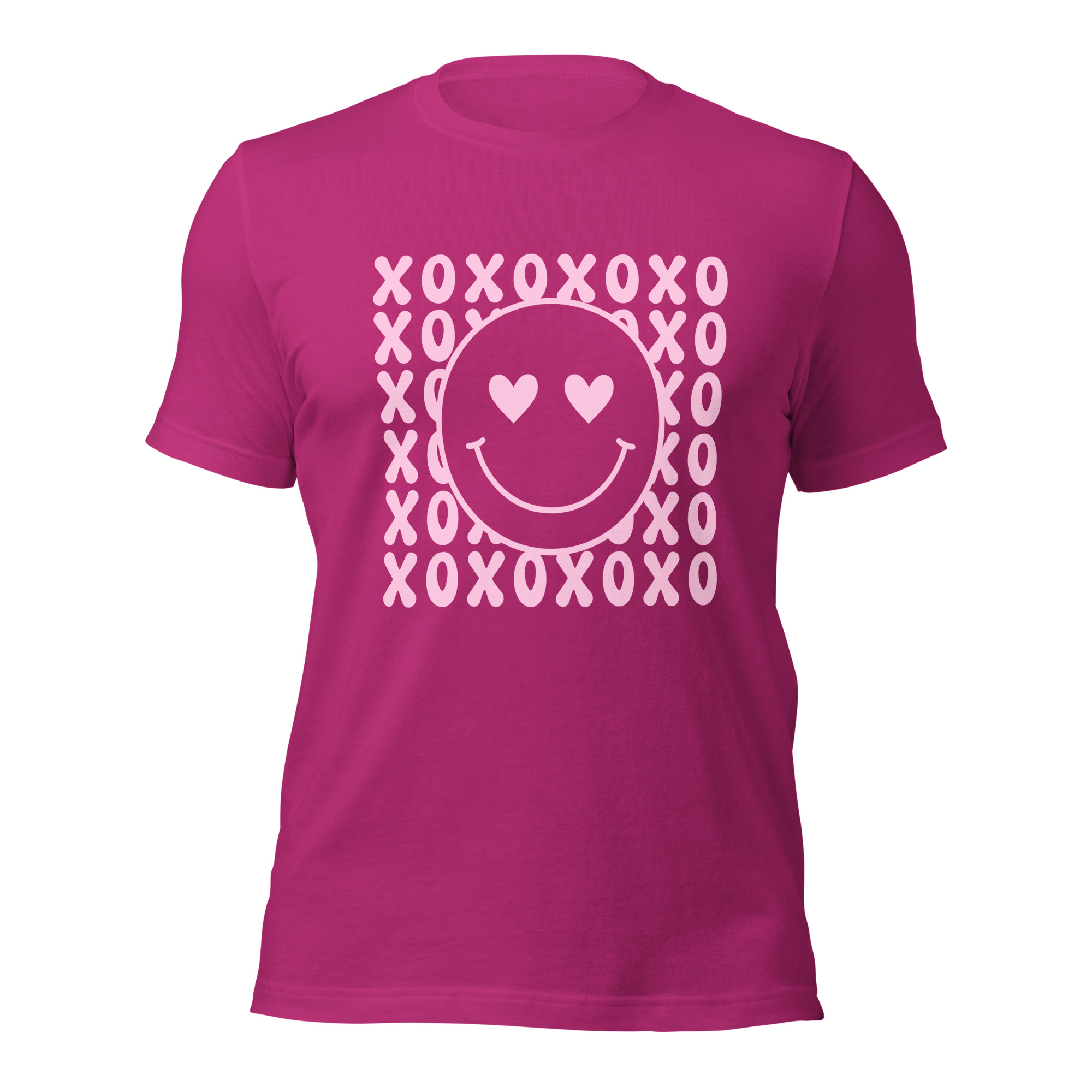 Valentine's Smiley Face Unisex t-shirt - Image 2