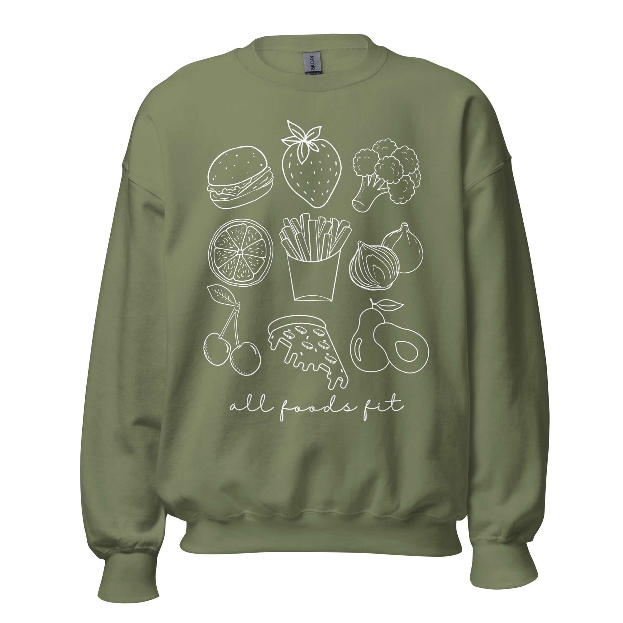 All Foods Fit Unisex Sweatshirt - Image 11