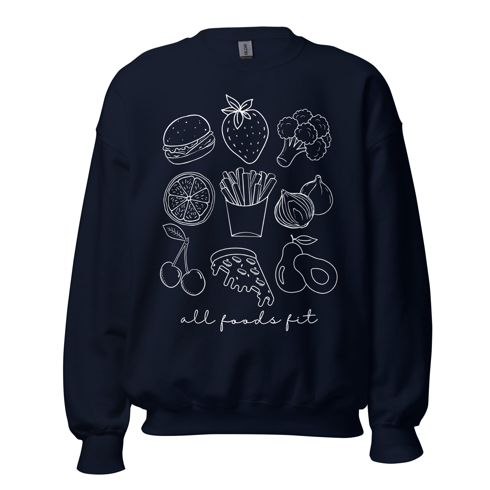 All Foods Fit Unisex Sweatshirt - Image 3