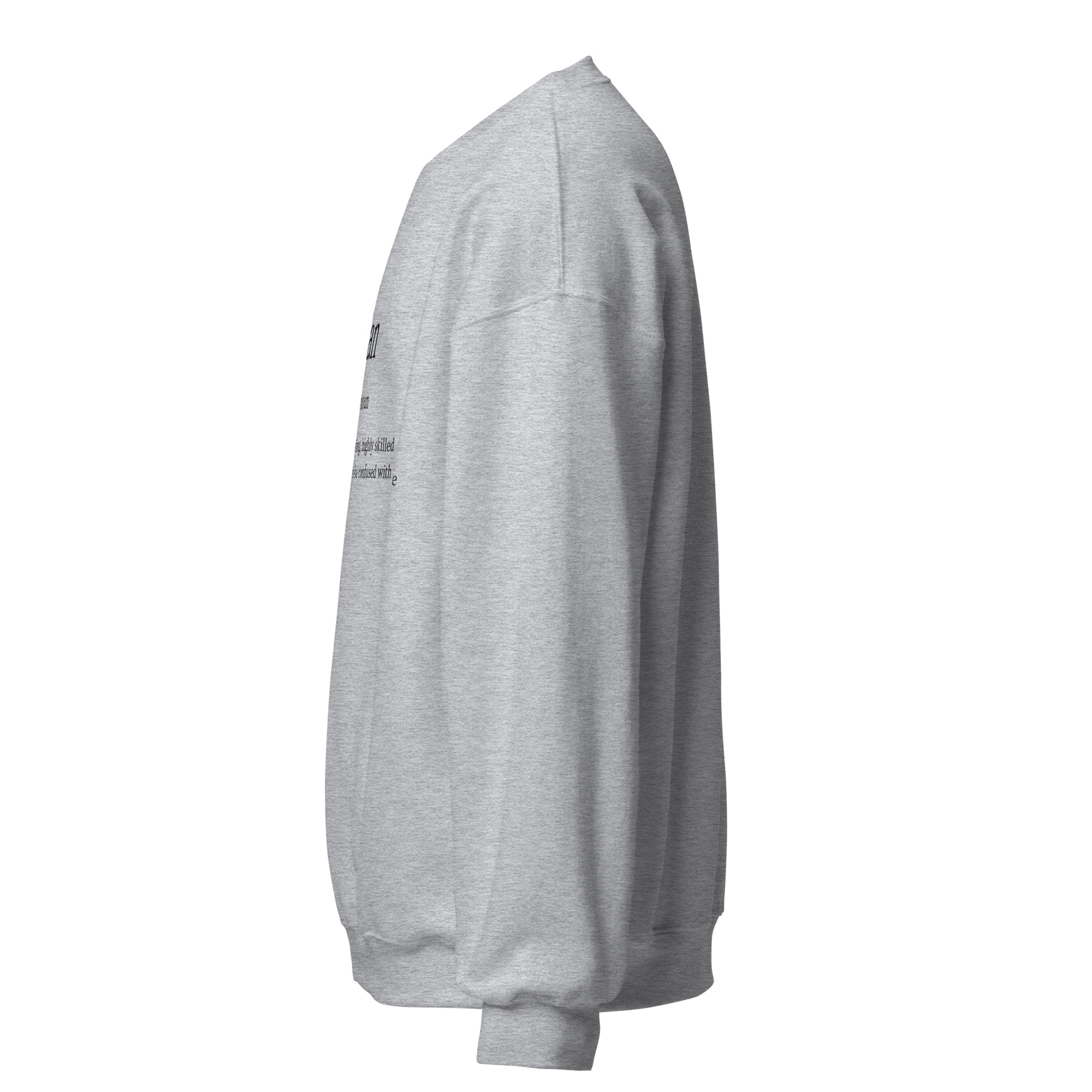 Dietitian Definition Unisex Sweatshirt (Black Writing) - Image 3