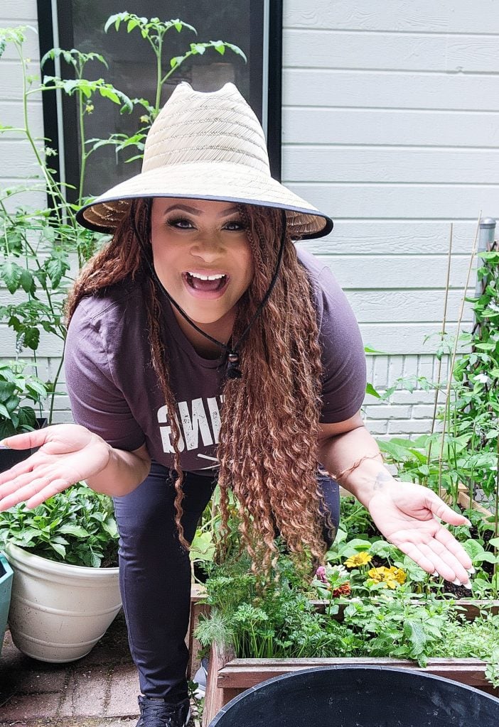 small container gardening in a small space or backyard beautifuleatsandthings.com