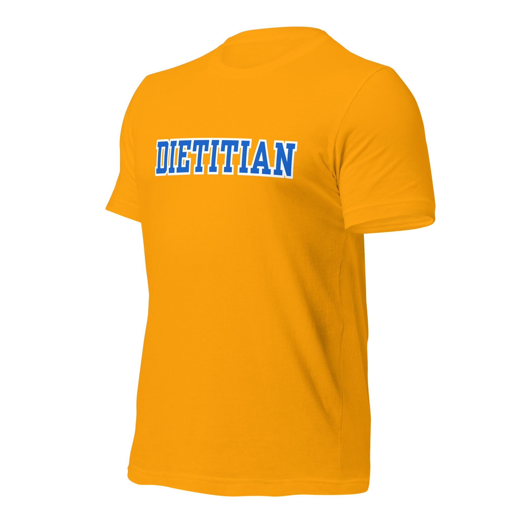 Dietitian Unisex T-Shirt (Blue Writing) - Image 2