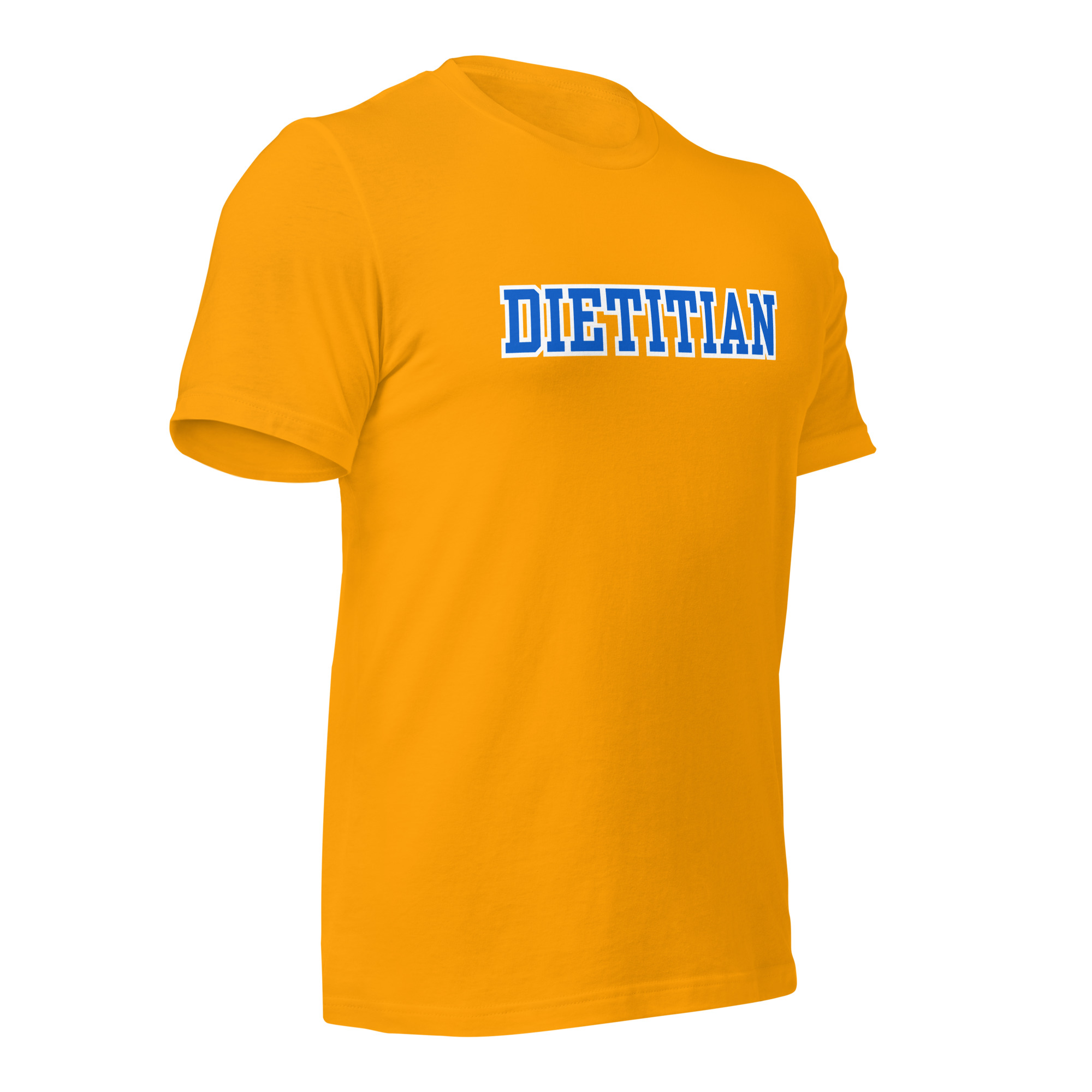 Dietitian Unisex T-Shirt (Blue Writing) - Image 3