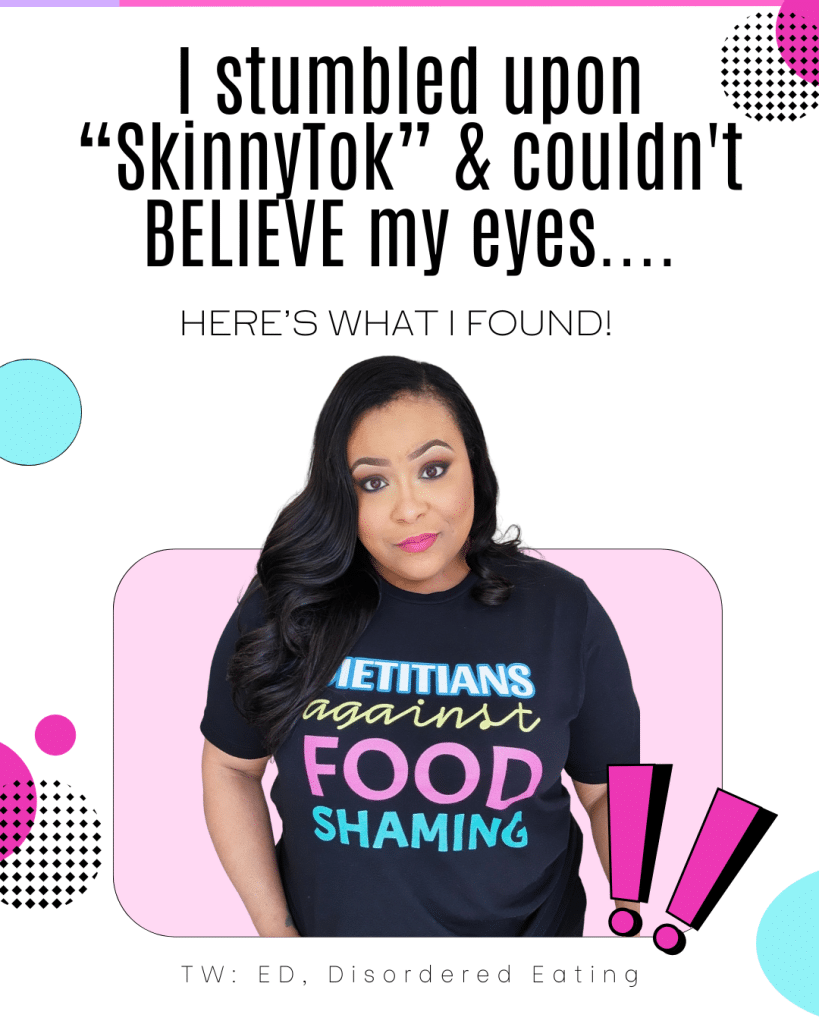 Black registered dietitian nutritionist talks about skinnytok, harmful weight loss trends beautifuleatsandthings.com