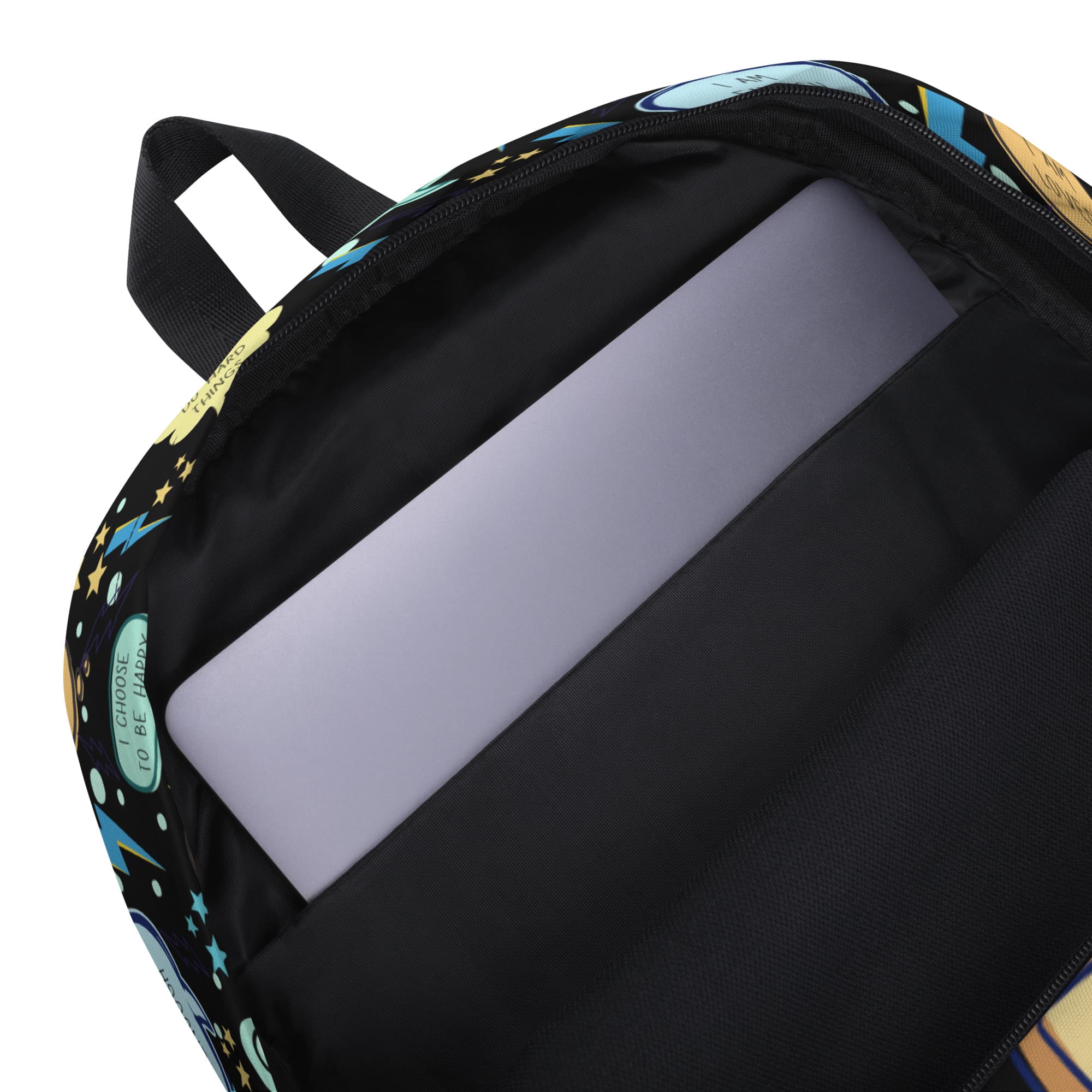 Positive Affirmations Backpack-Black - Image 5