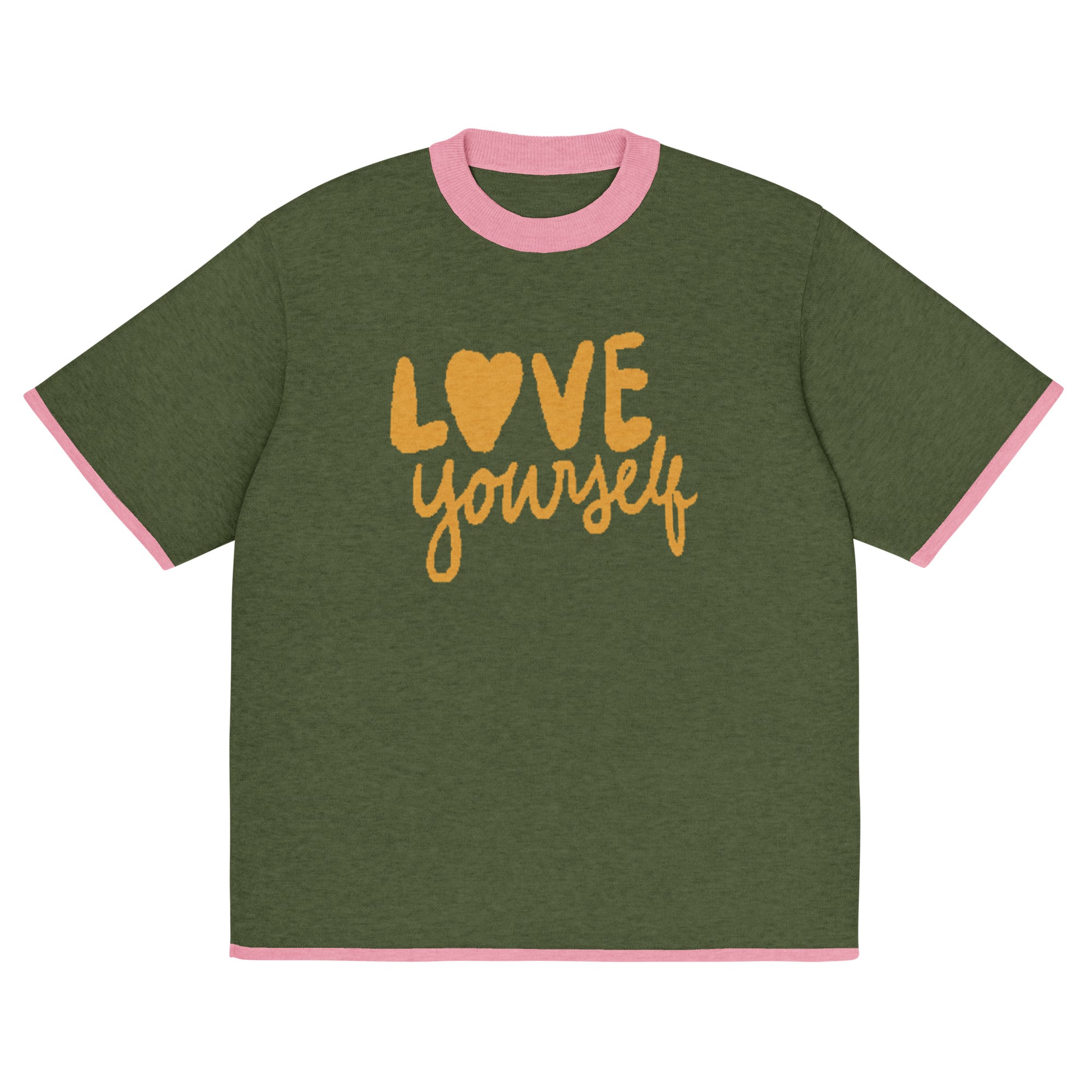 Love Yourself Knitted Classic Tee - Image 13