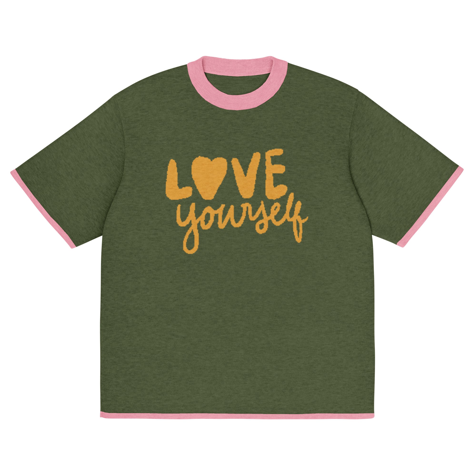 Love Yourself Knitted Classic Tee - Image 4