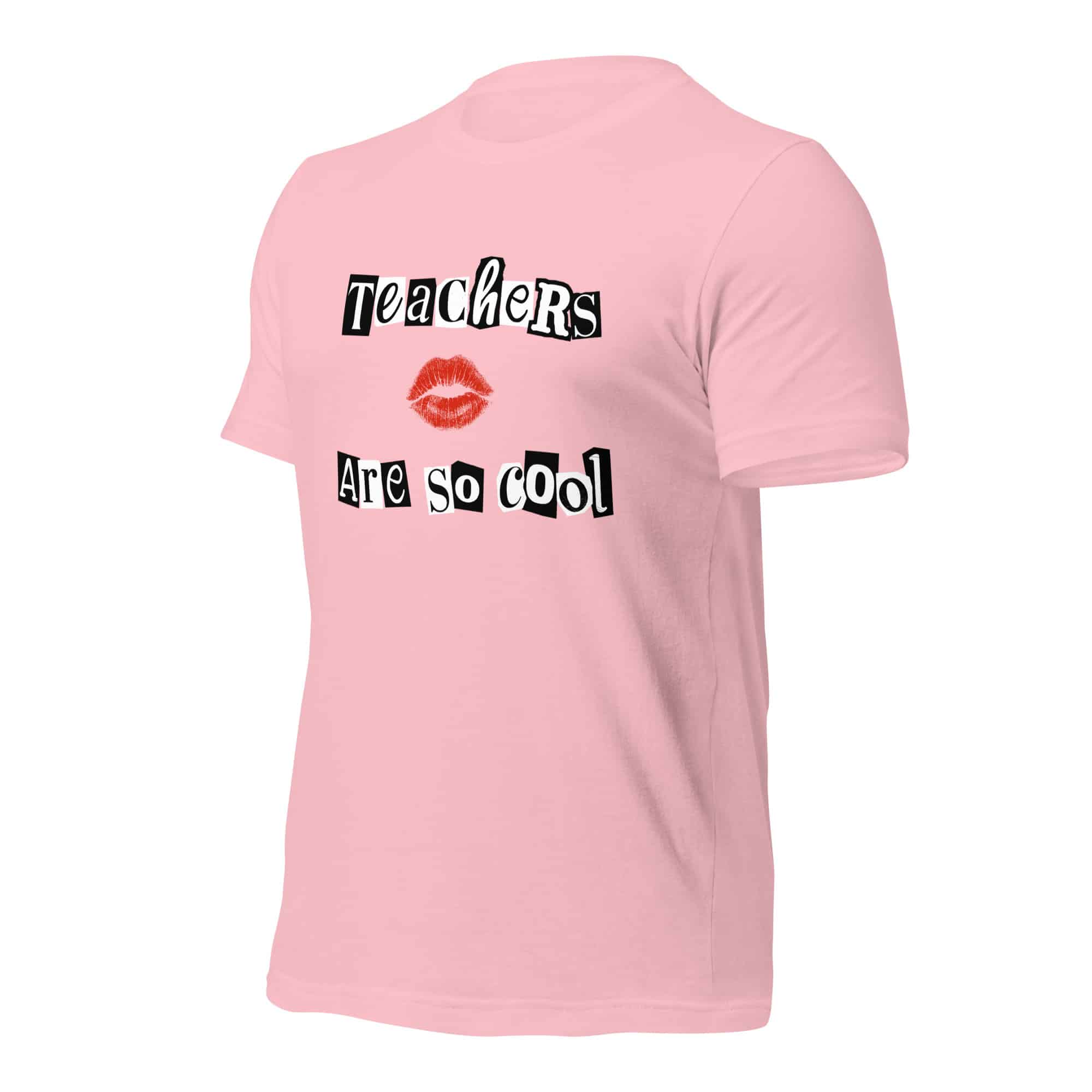 Teachers Are So Cool Light Pink Unisex T-shirt - Image 2
