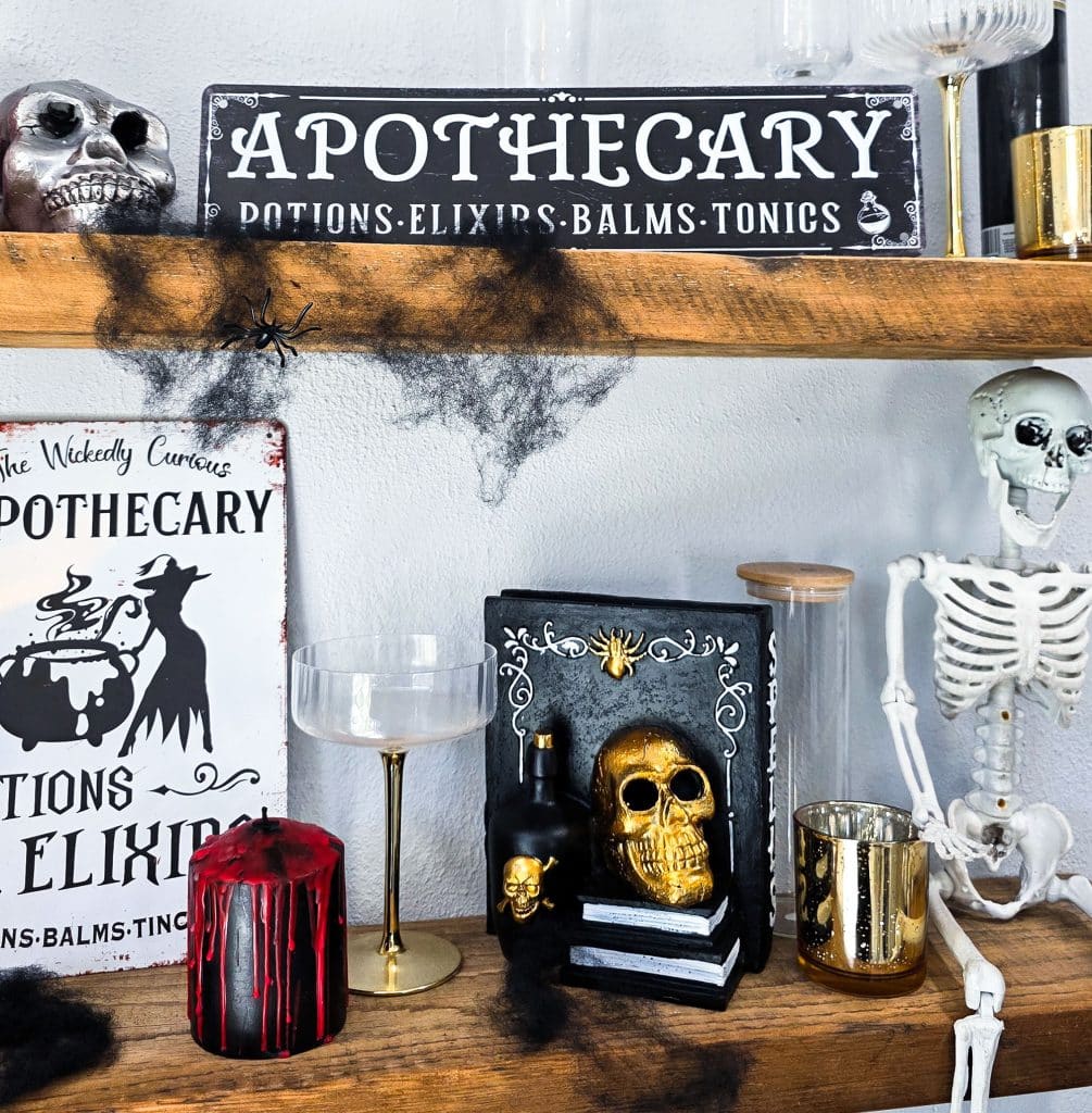 How to Create a Spooky Halloween Apothecary-Themed Coffee Bar designed by a black dietitian and mom, homemaker
beautifuleatsandthings.com