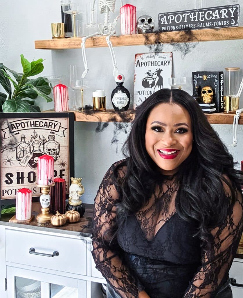 How to Create a Spooky Halloween Apothecary-Themed Coffee Bar designed by a black dietitian and mom, homemaker
beautifuleatsandthings.com