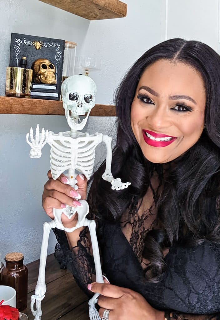 How to Create a Spooky Halloween Apothecary-Themed Coffee Bar designed by a black dietitian and mom, homemaker
beautifuleatsandthings.com