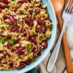 Red Beans & Rice-Cheap Recipes for budget-friendly families, cheap healthy meals beautifuleatsandthings.com