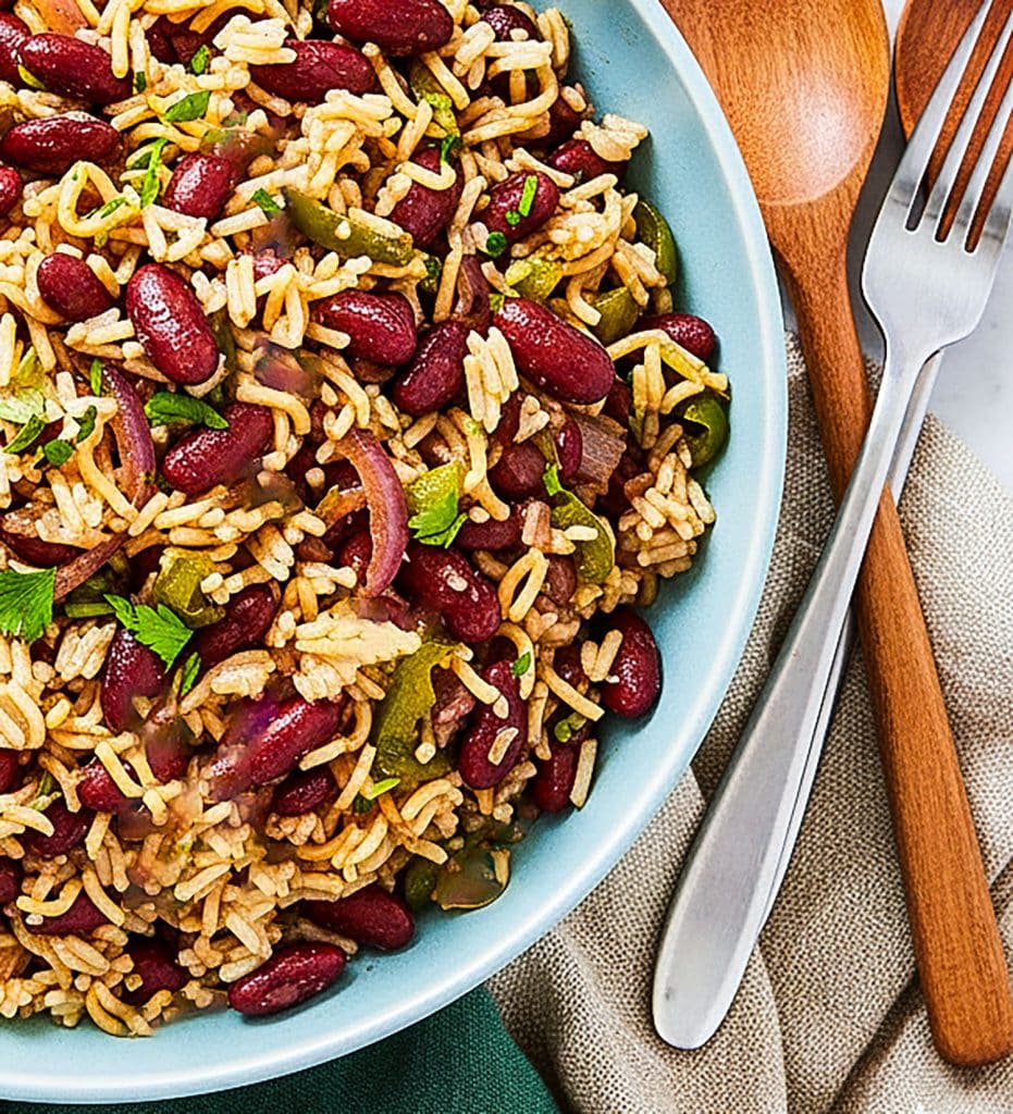 Red Beans & Rice-Cheap Recipes for budget-friendly families, cheap healthy meals beautifuleatsandthings.com
