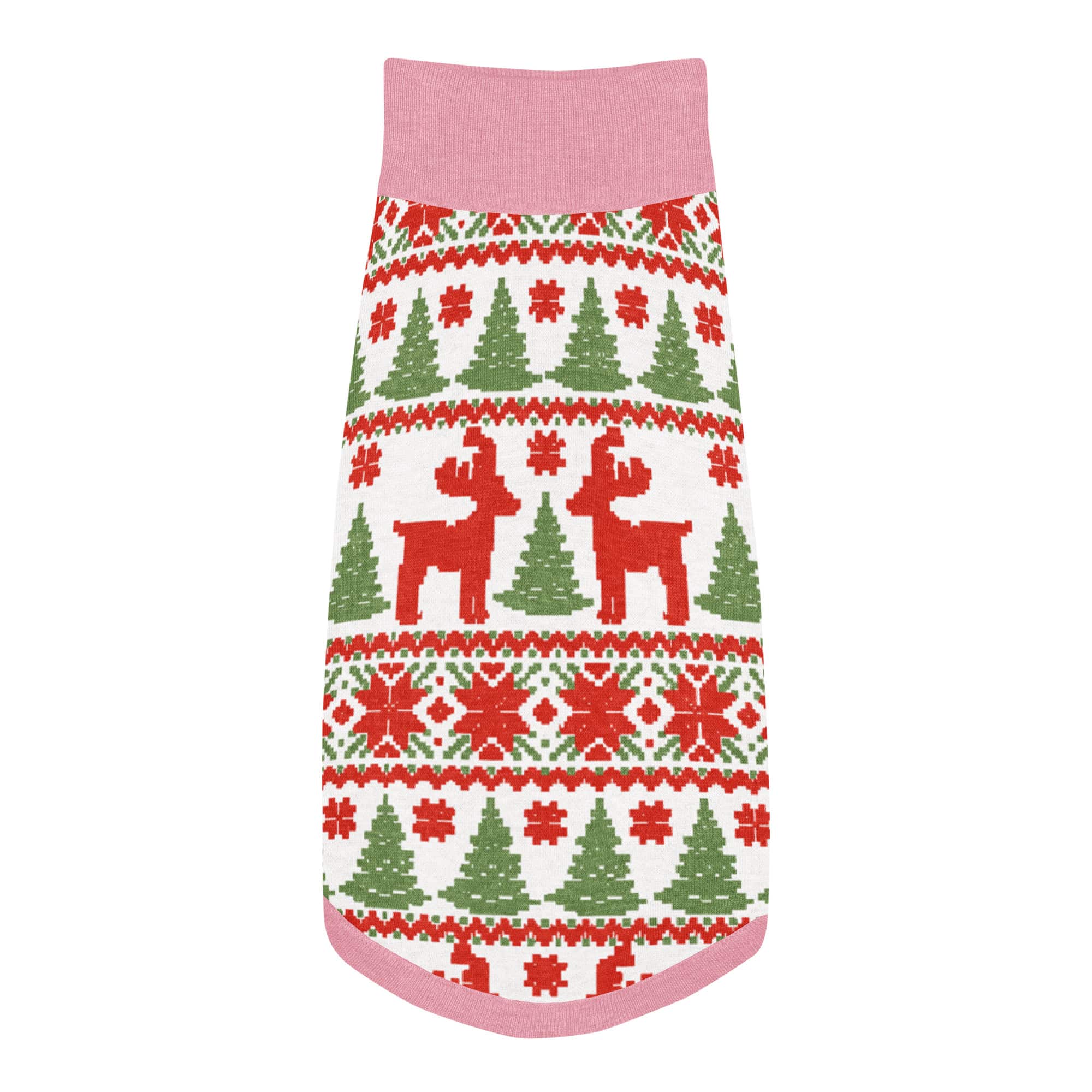 Reindeer Pattern Knitted Pet Sweater - Image 20