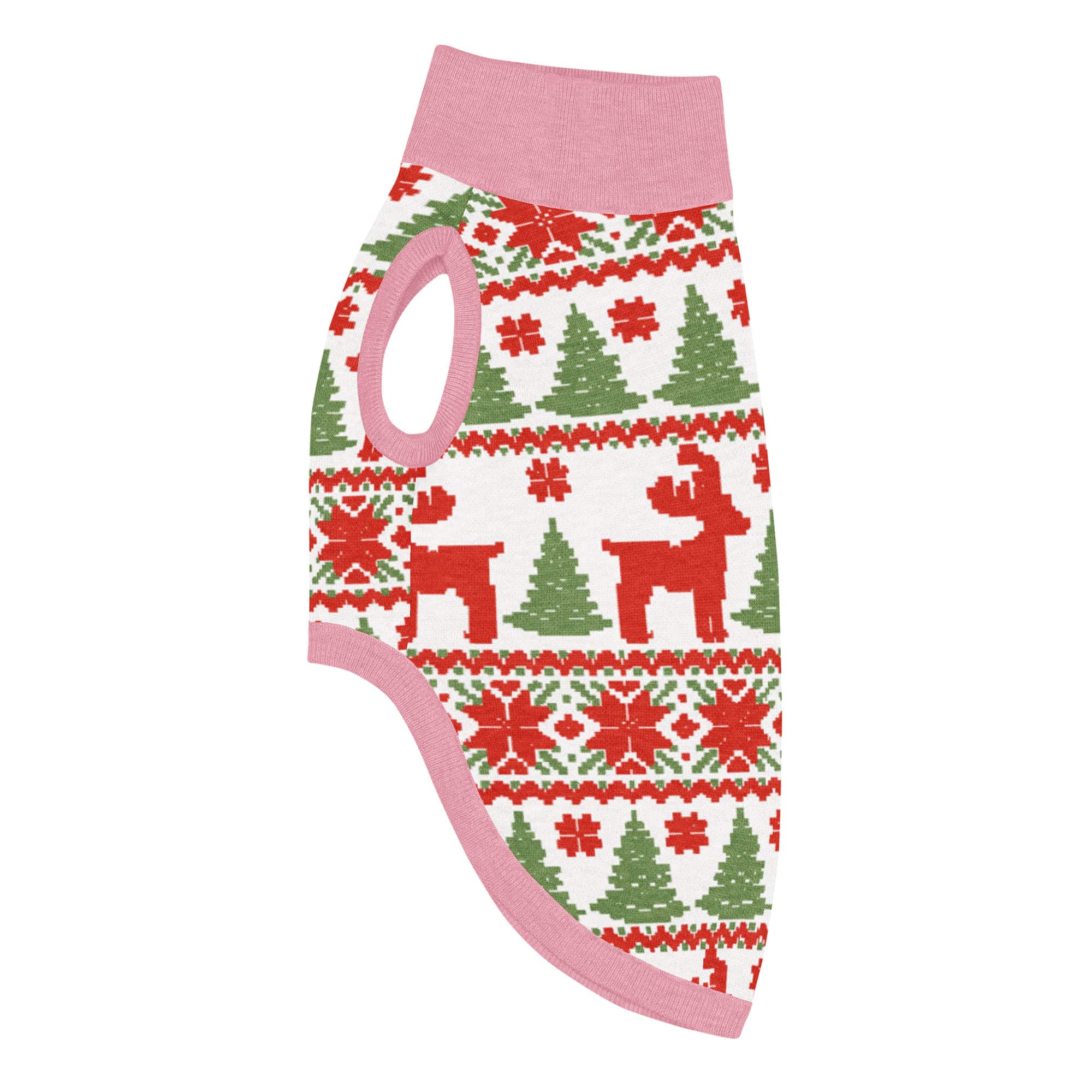 Reindeer Pattern Knitted Pet Sweater