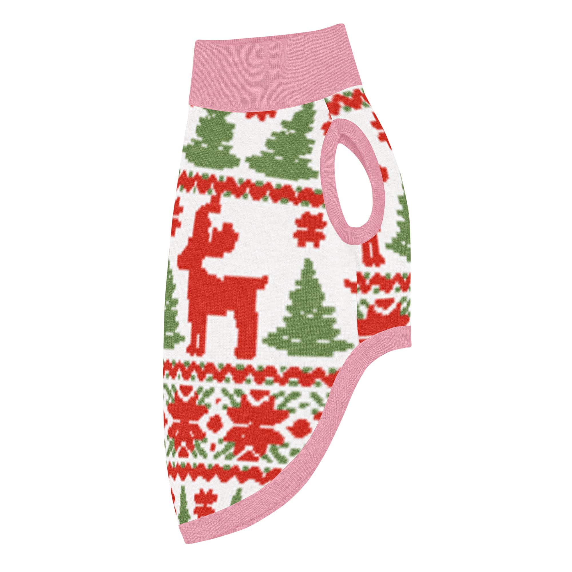 Reindeer Pattern Knitted Pet Sweater - Image 4