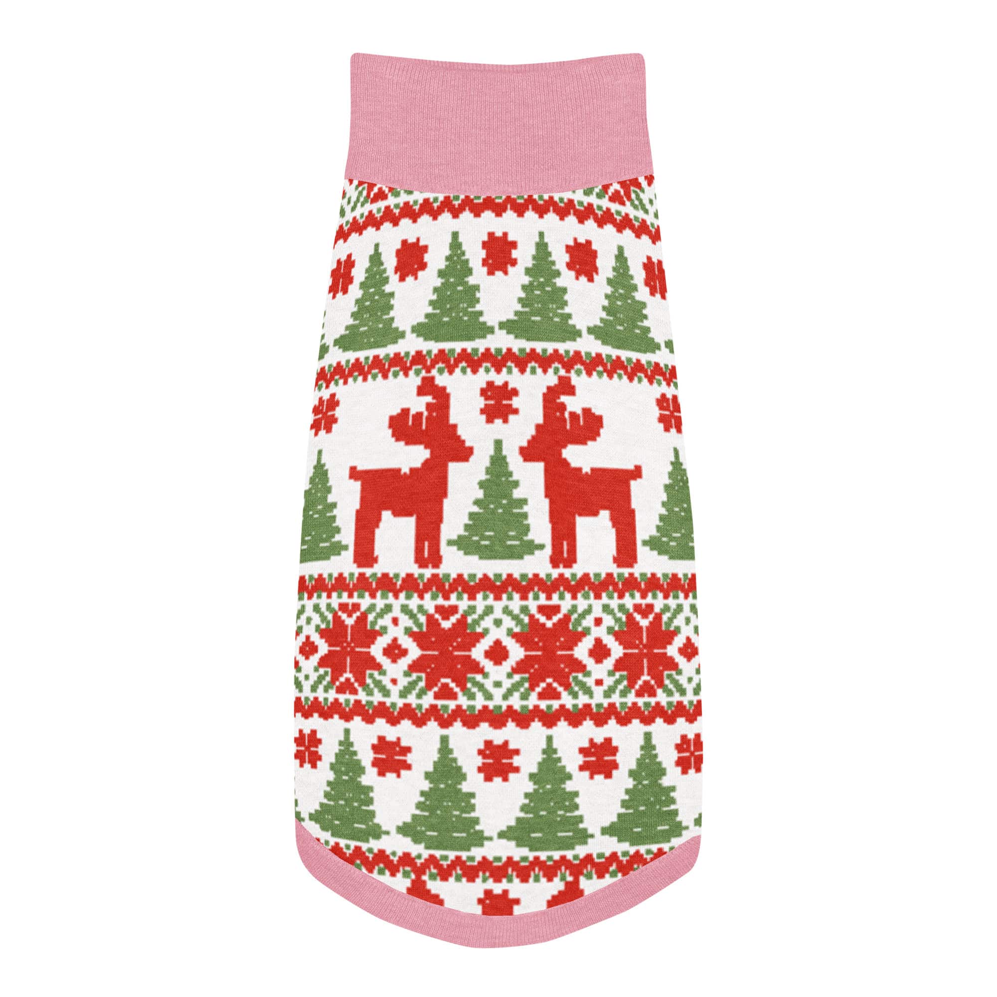Reindeer Pattern Knitted Pet Sweater - Image 14