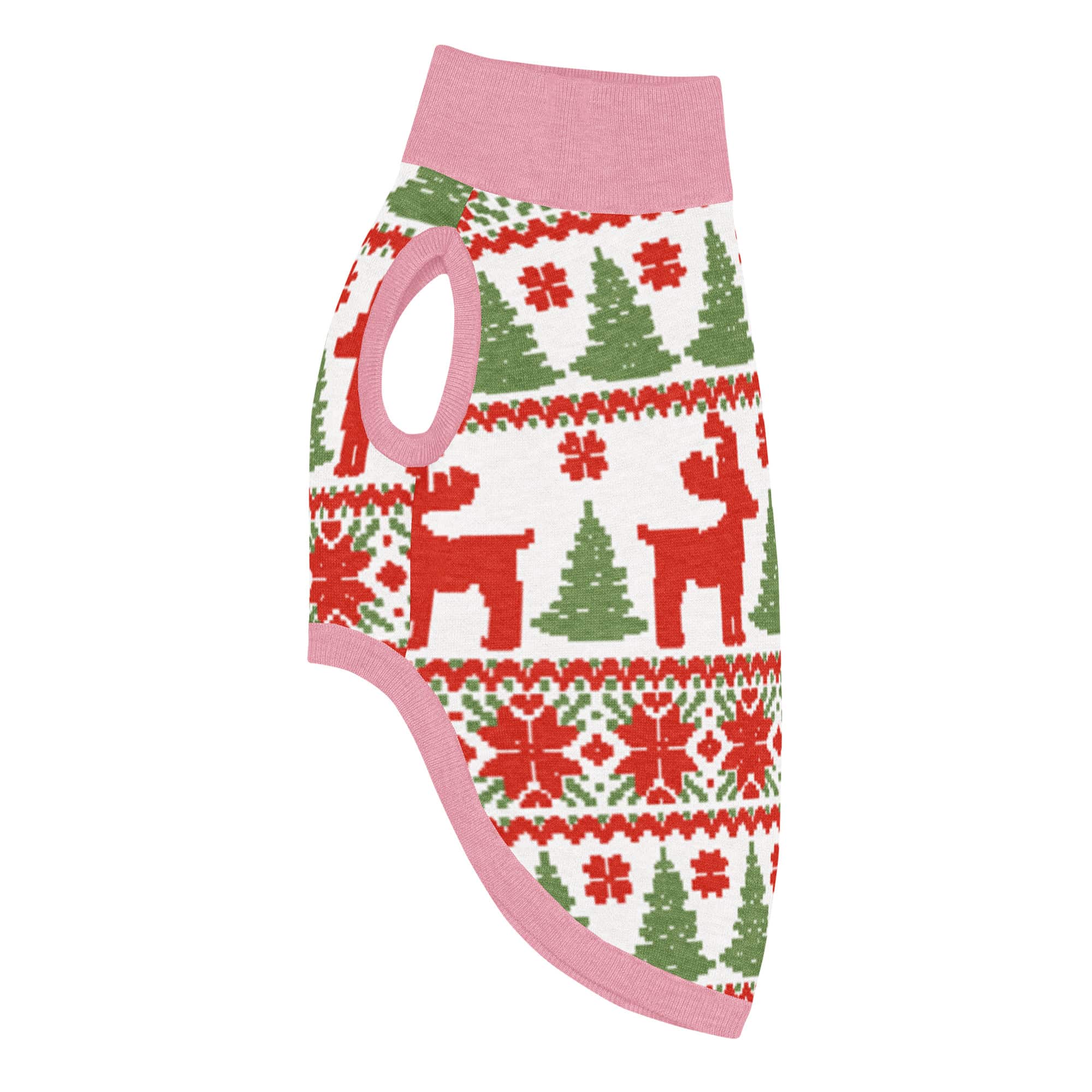 Reindeer Pattern Knitted Pet Sweater - Image 12