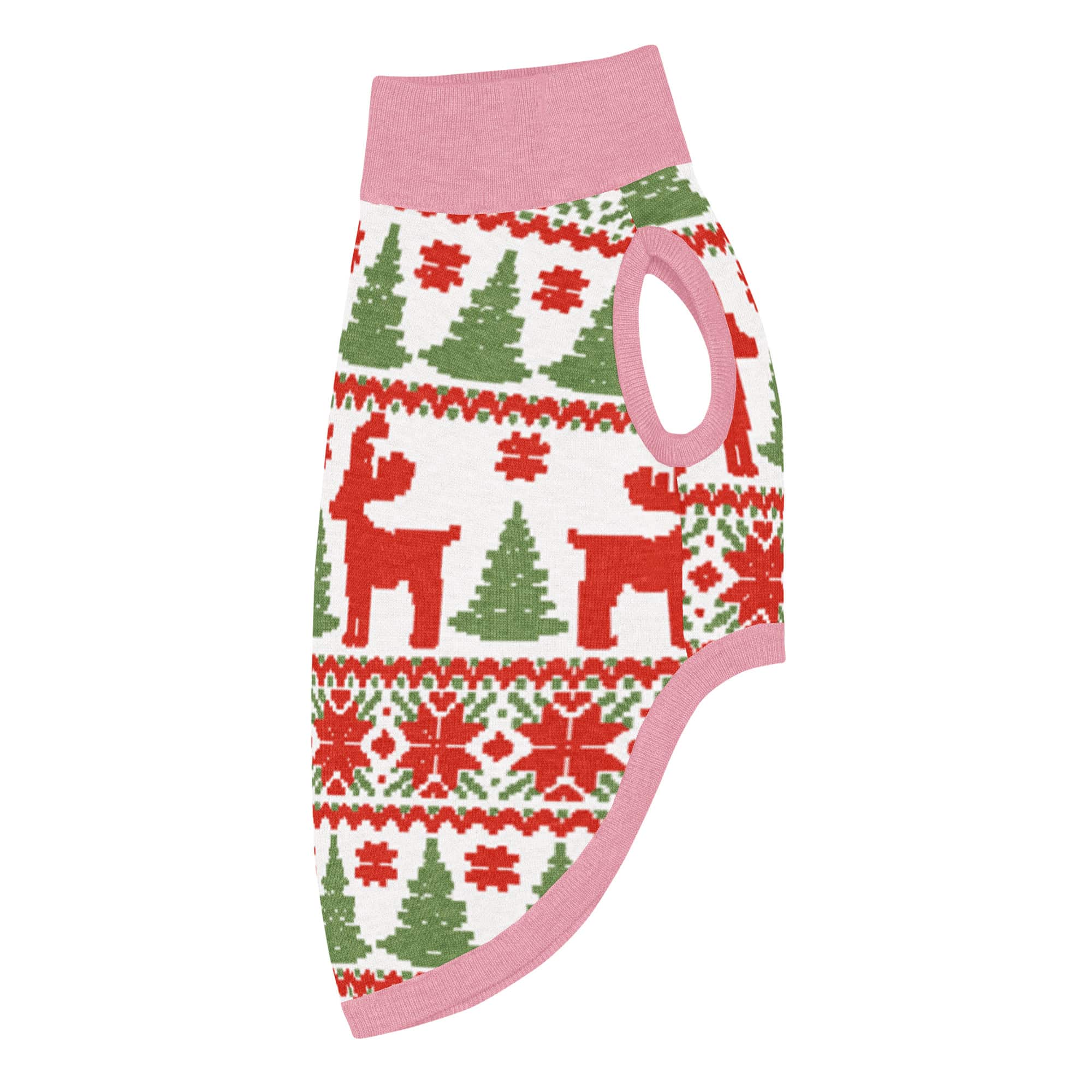Reindeer Pattern Knitted Pet Sweater - Image 13