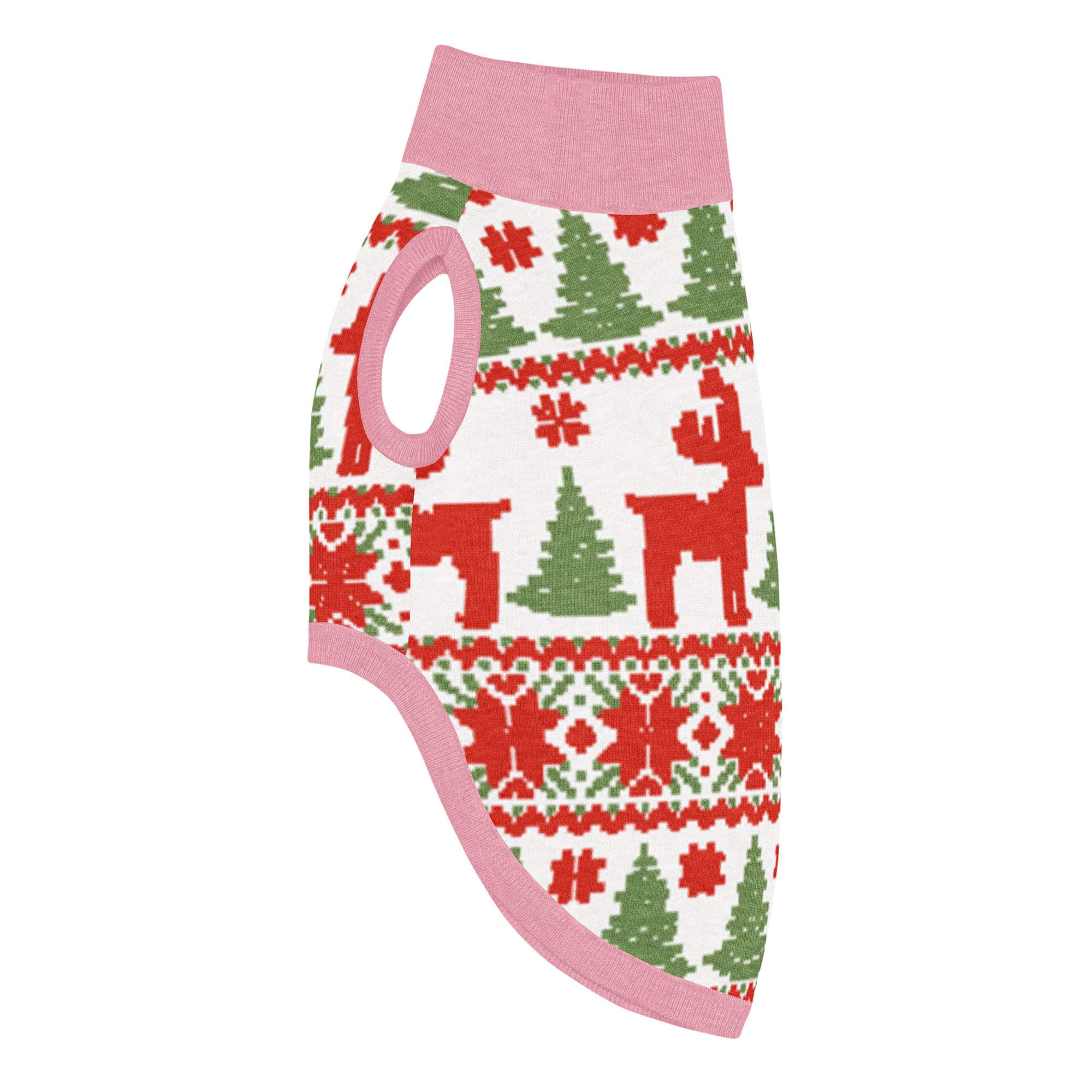 Reindeer Pattern Knitted Pet Sweater - Image 9