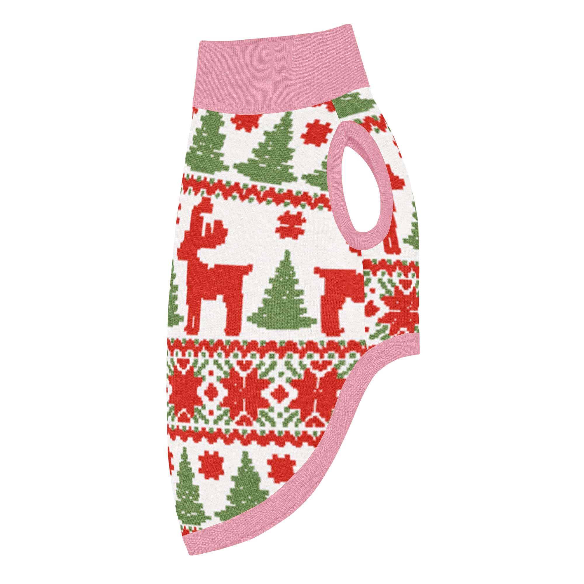 Reindeer Pattern Knitted Pet Sweater - Image 10