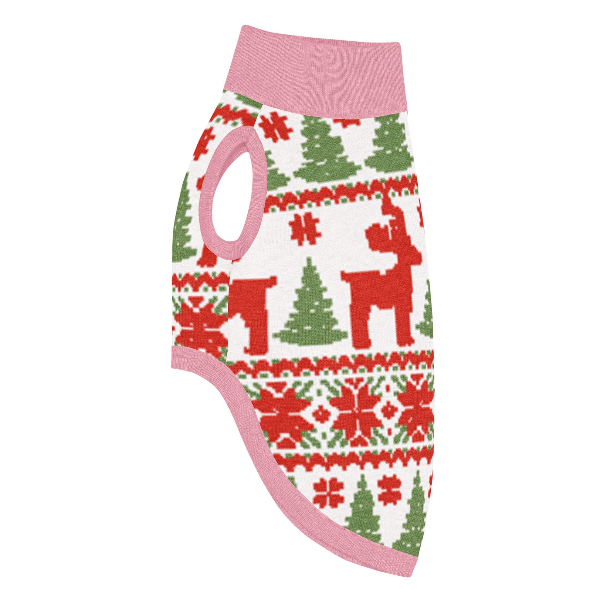 Reindeer Pattern Knitted Pet Sweater - Image 6