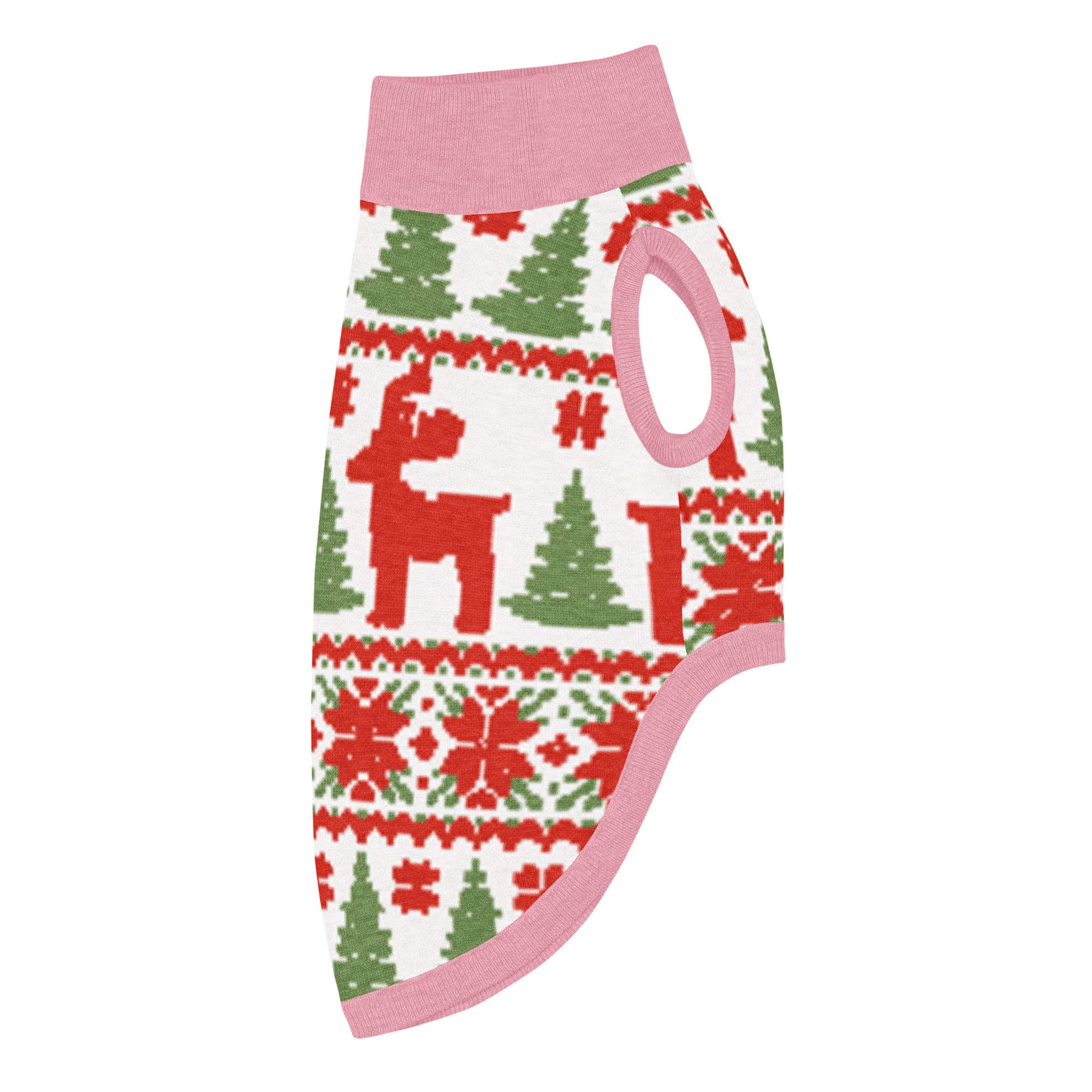 Reindeer Pattern Knitted Pet Sweater - Image 7