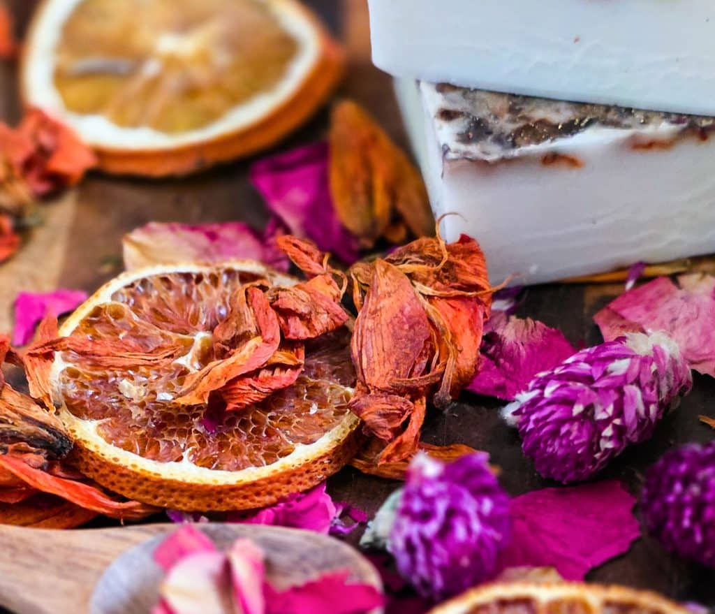 Easy DIY Vegan Soap (Cheap, Budget-Friendly Gift Ideas for the Holidays) plant-based soap beautifuleatsandthings.com