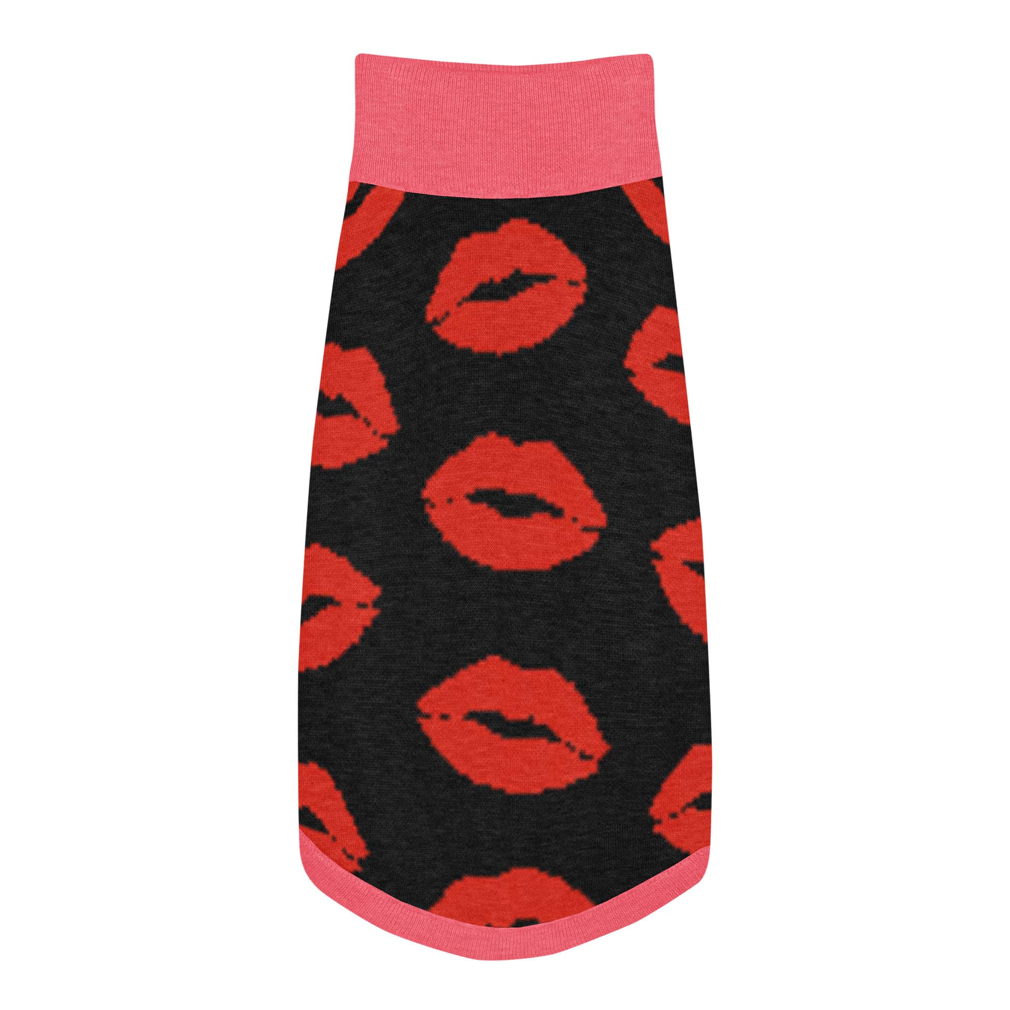 Kiss Kiss Black Knitted Pet Sweater
