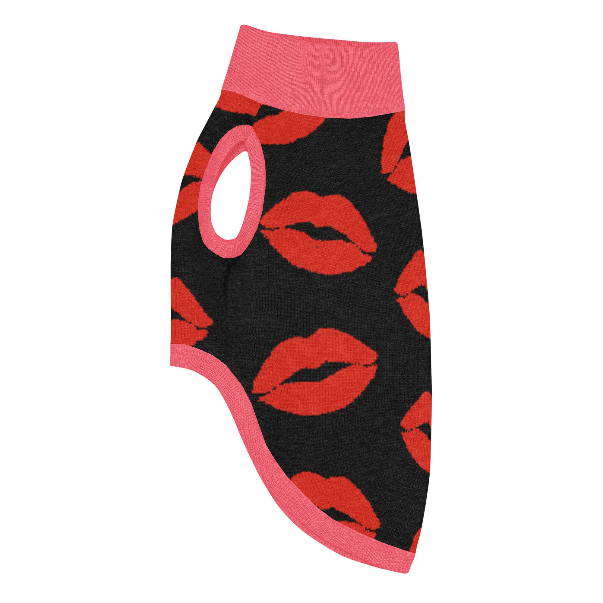 Kiss Kiss Black Knitted Pet Sweater - Image 11
