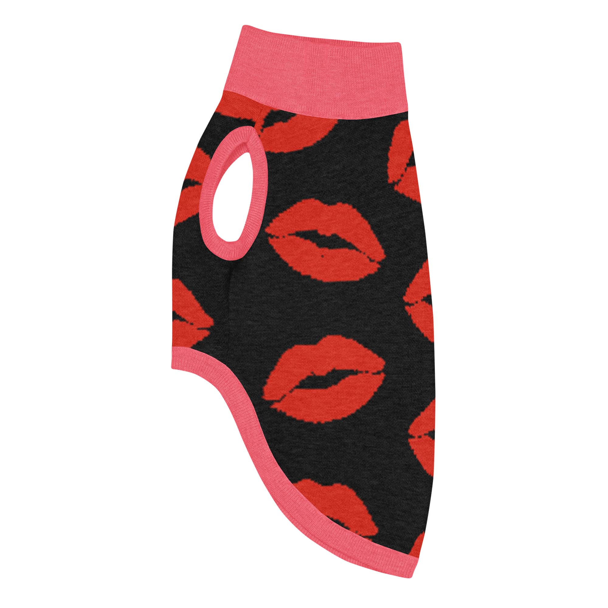 Kiss Kiss Black Knitted Pet Sweater - Image 8