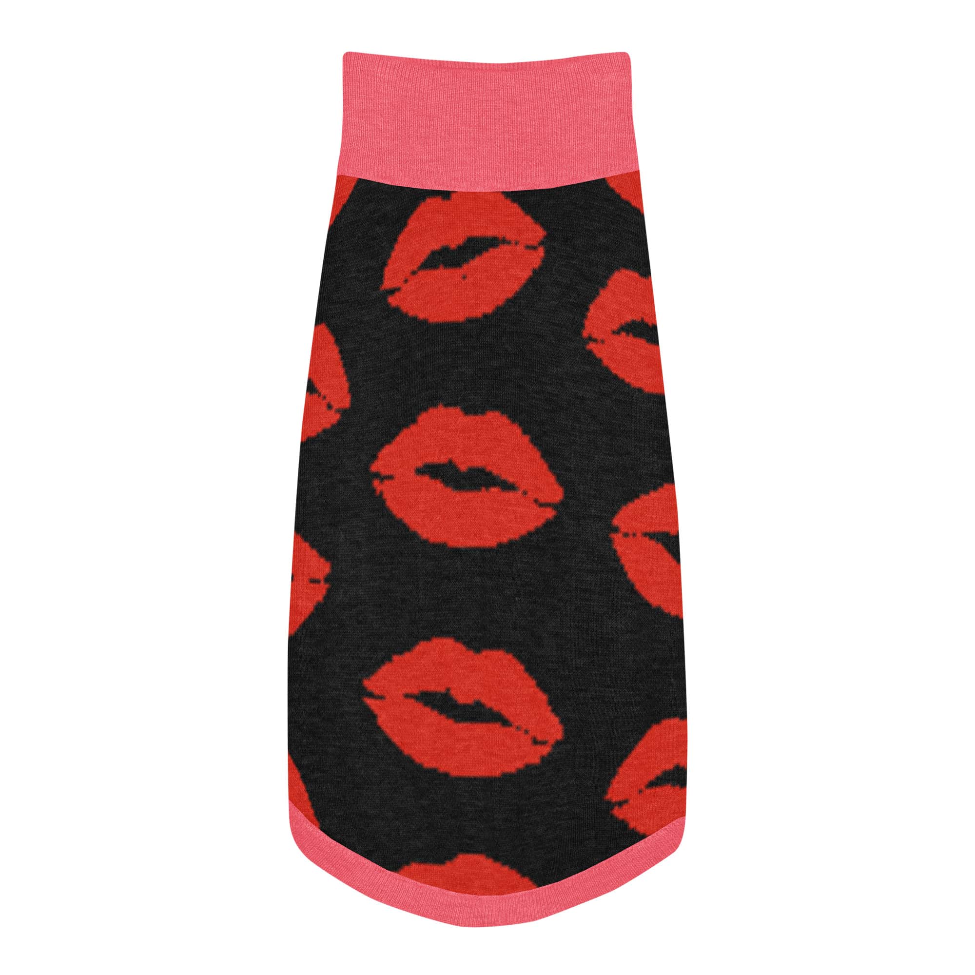Kiss Kiss Black Knitted Pet Sweater - Image 4