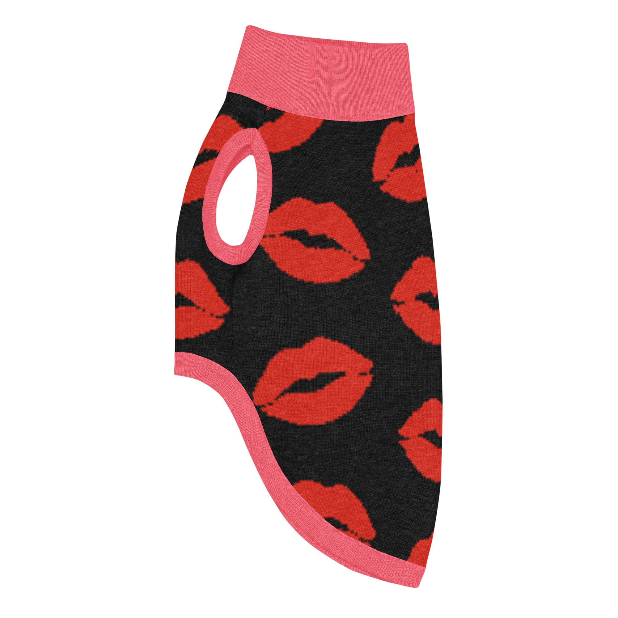 Kiss Kiss Black Knitted Pet Sweater - Image 5