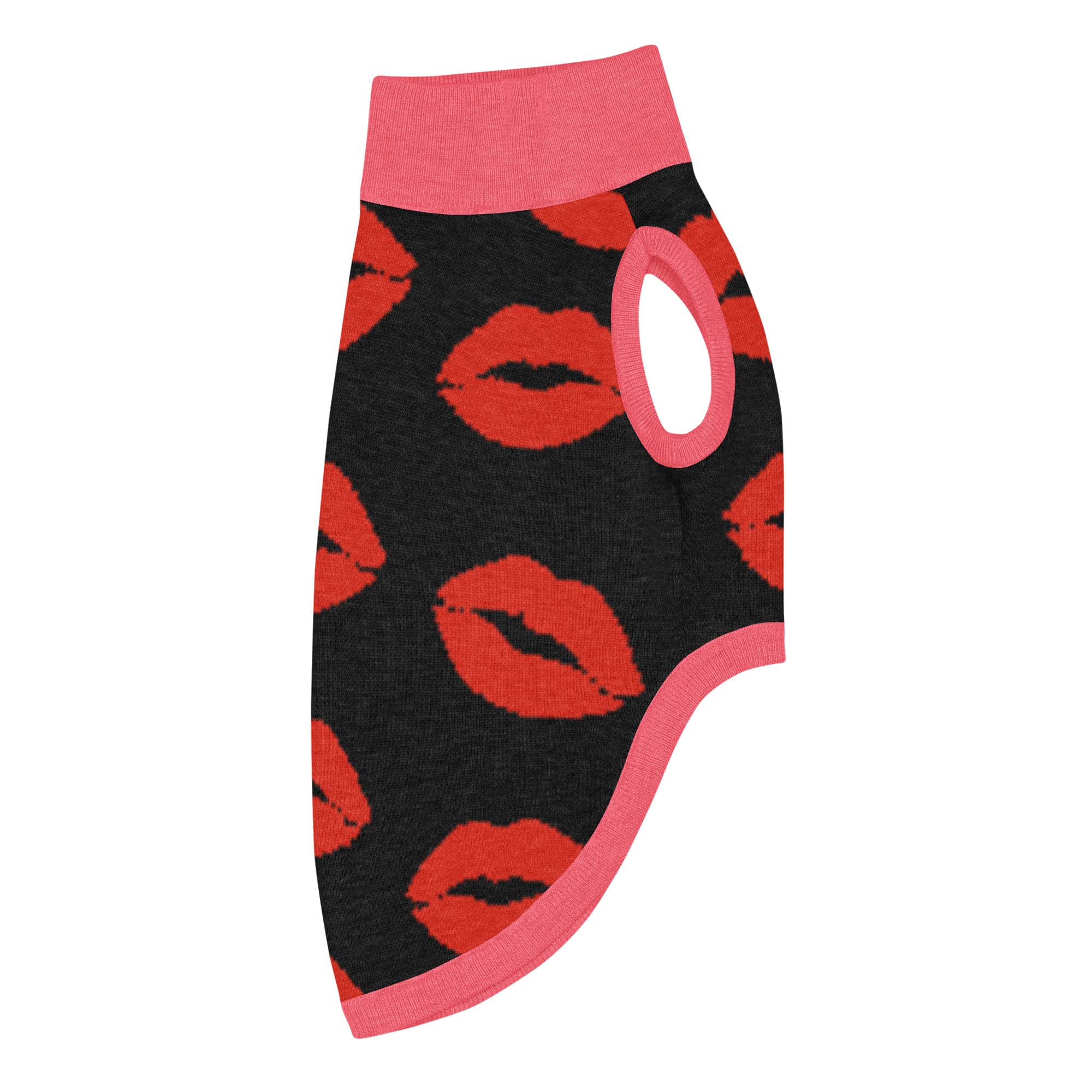 Kiss Kiss Black Knitted Pet Sweater - Image 6