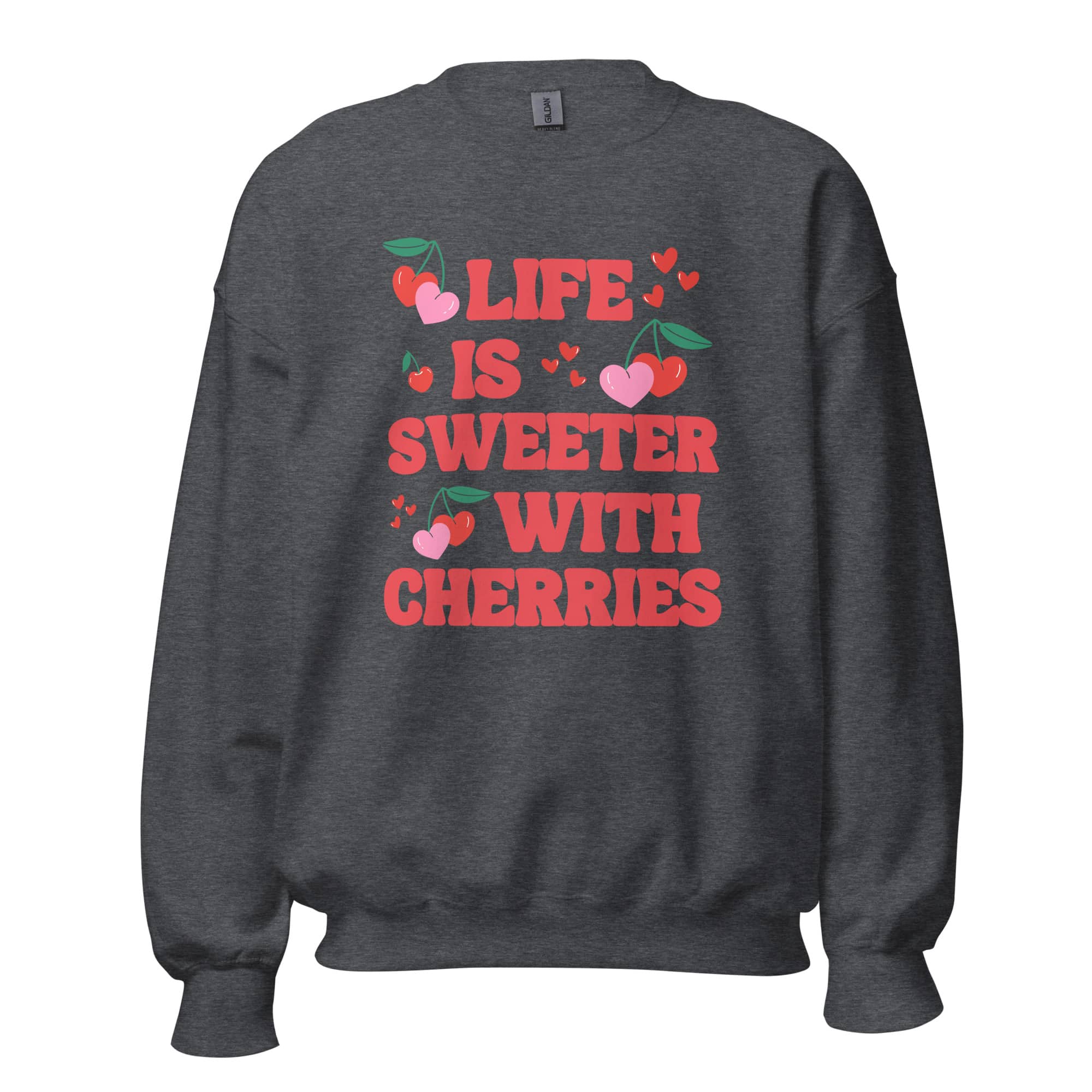 Life is Sweeter with Cherries Unisex Sweatshirt - Image 5