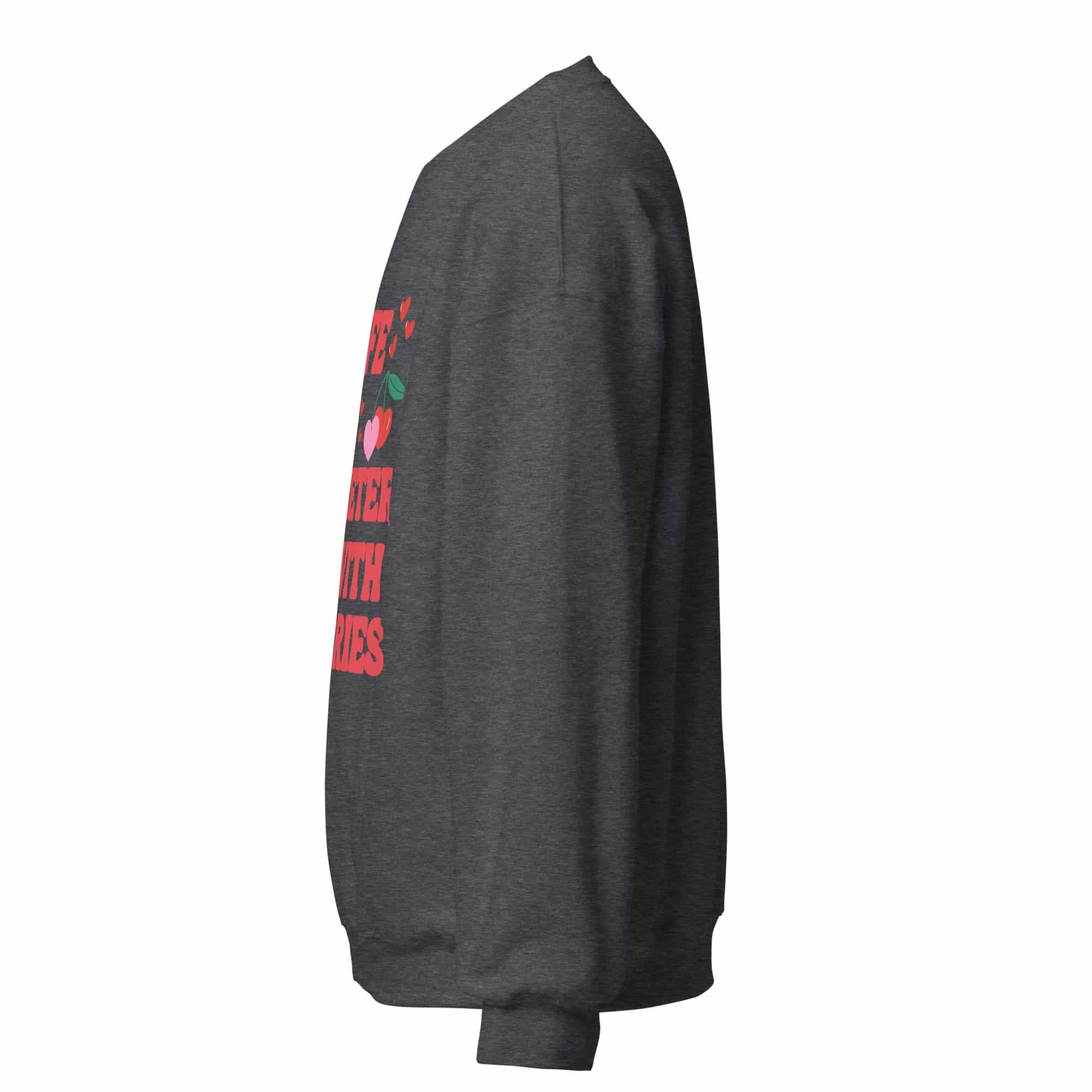 Life is Sweeter with Cherries Unisex Sweatshirt - Image 7
