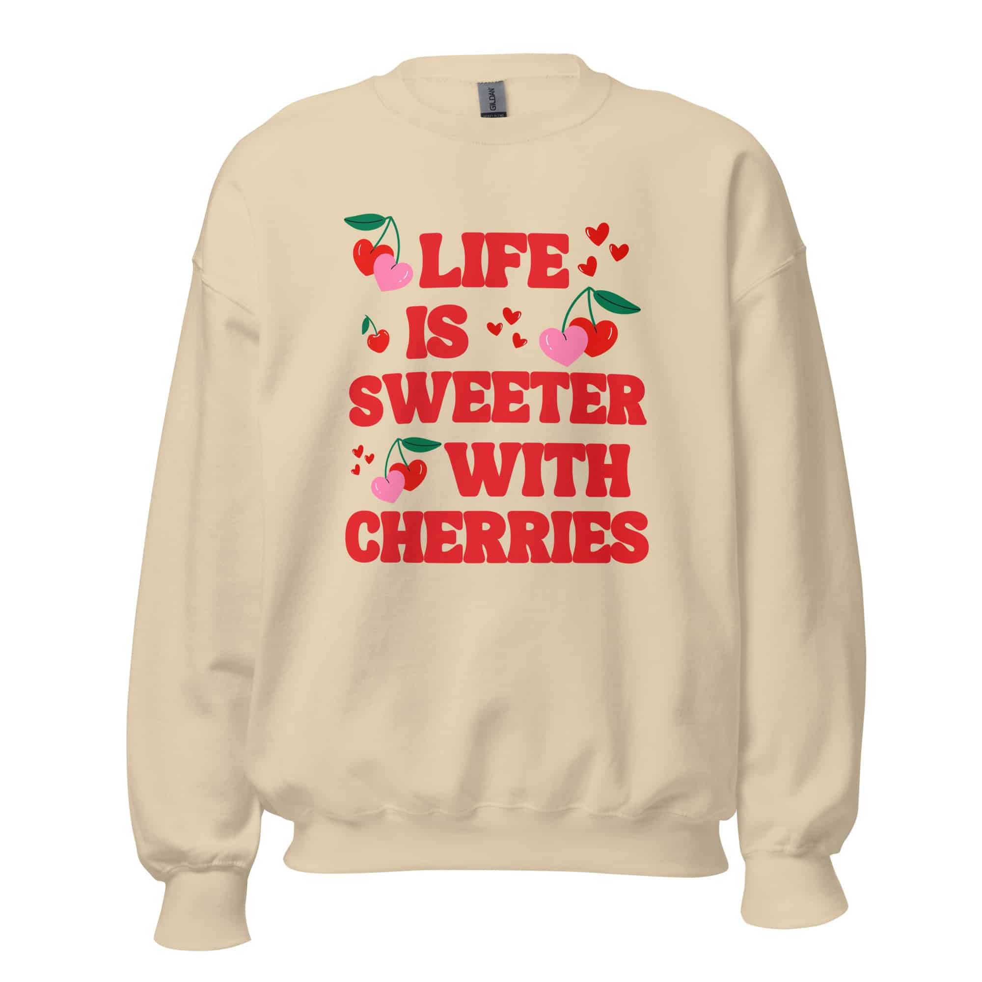 Life is Sweeter with Cherries Unisex Sweatshirt - Image 17