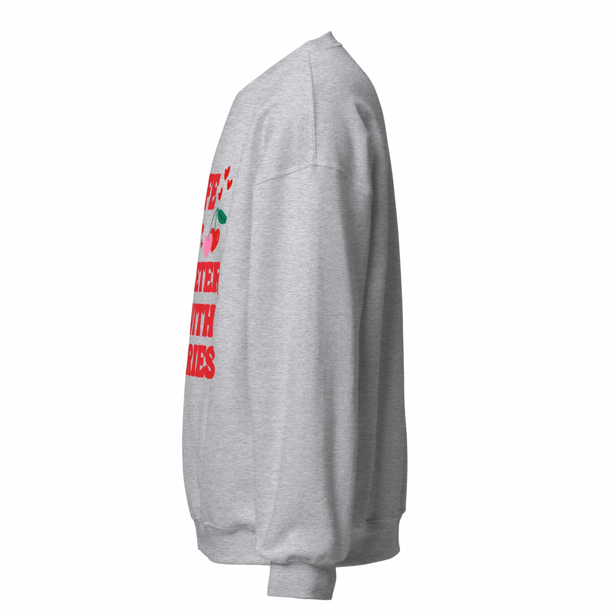 Life is Sweeter with Cherries Unisex Sweatshirt - Image 15