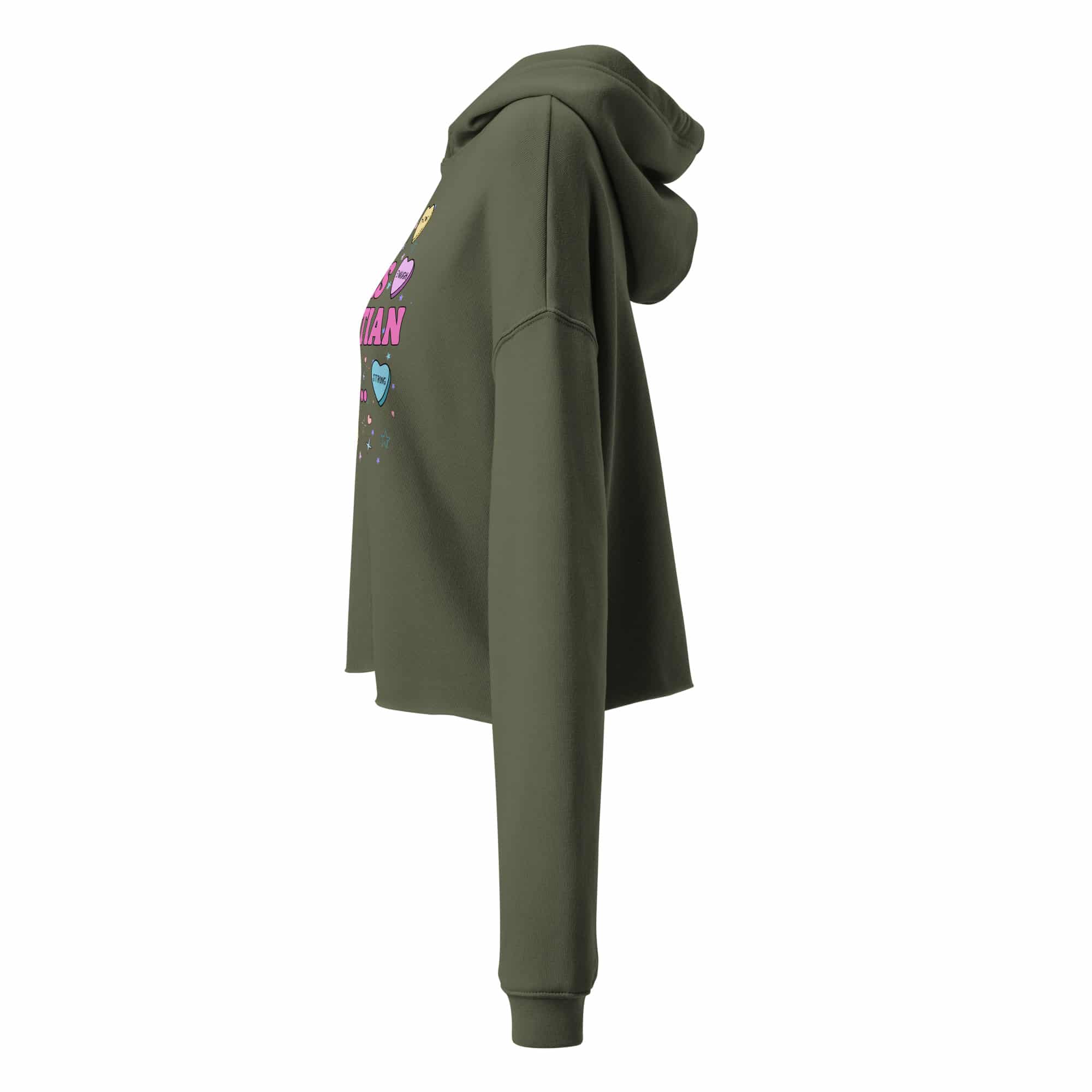 This Dietitian Is...Valentine's Crop Hoodie - Image 6